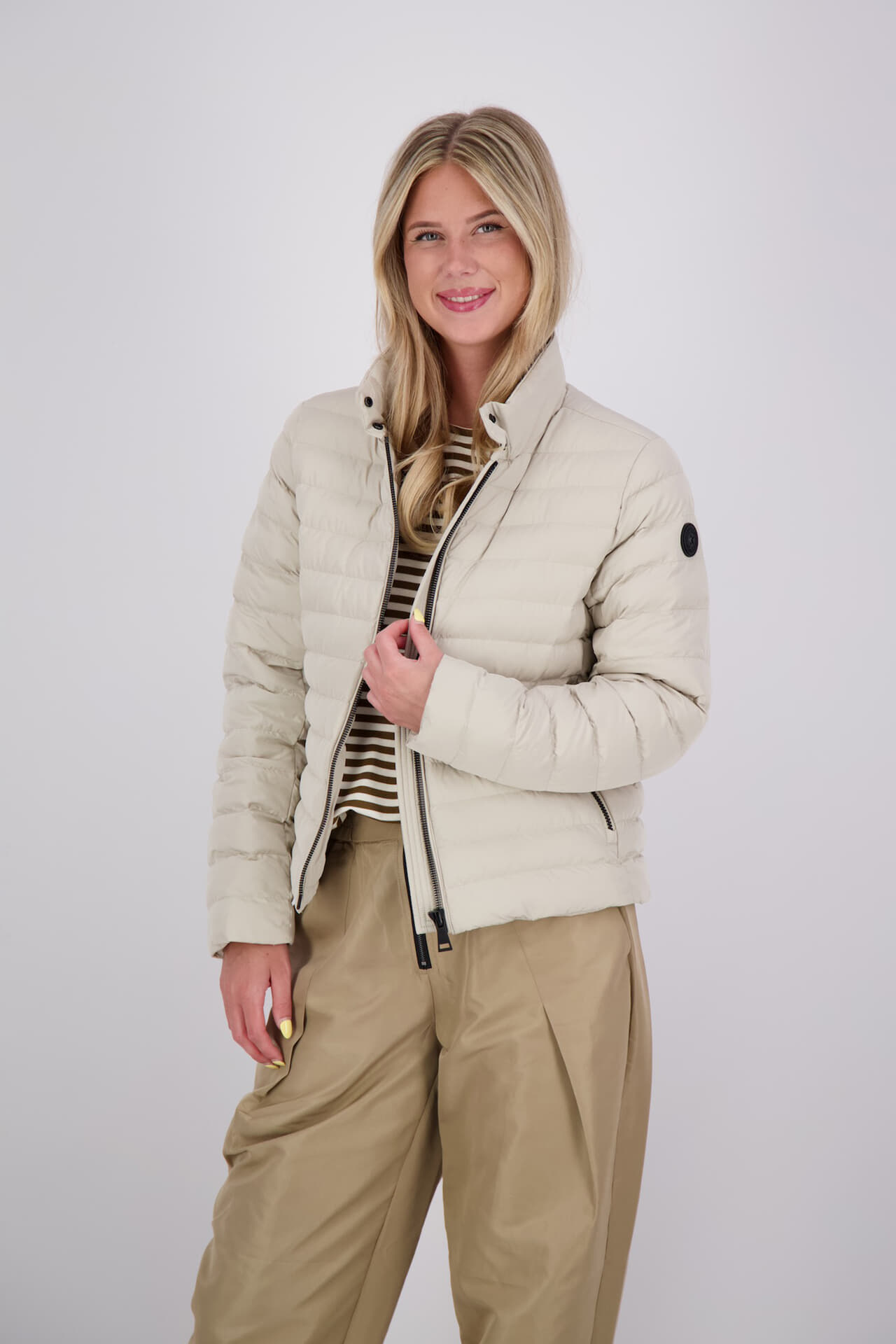 Airforce Gewatteerde Jas Pipa  Beige
