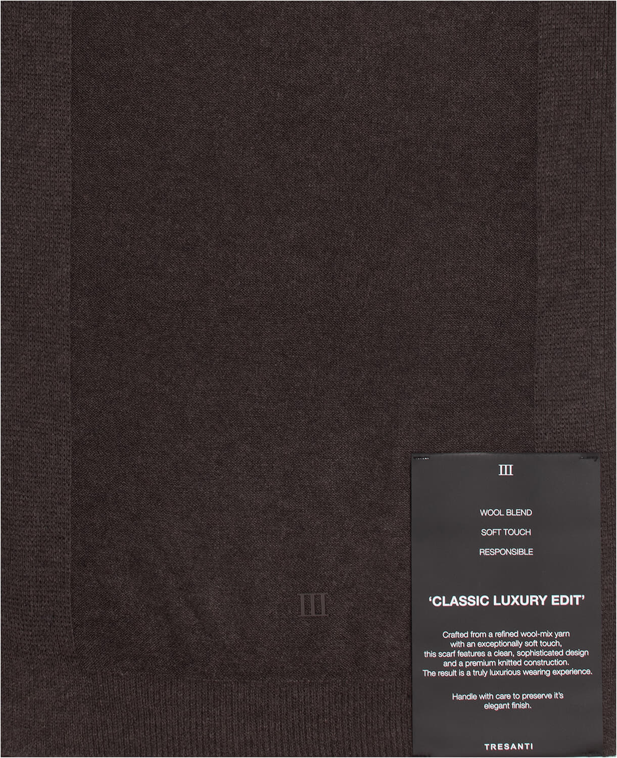 Tresanti Sjaal Jimmy Luxury Bruin