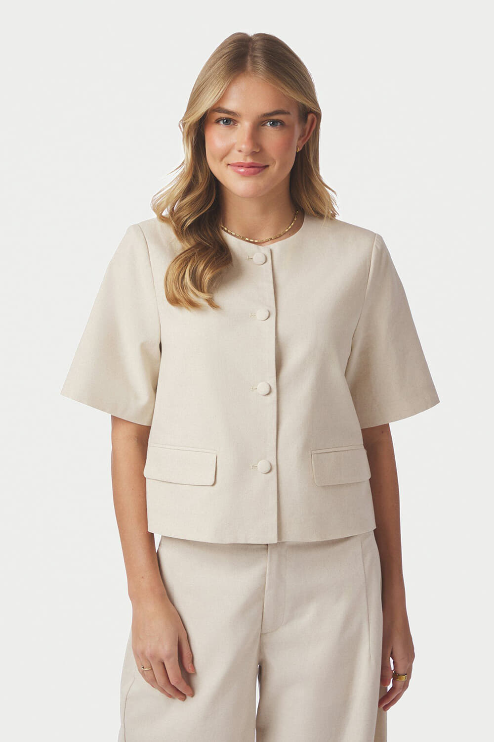 Neo Noir Blouse Rory Linnen Crème