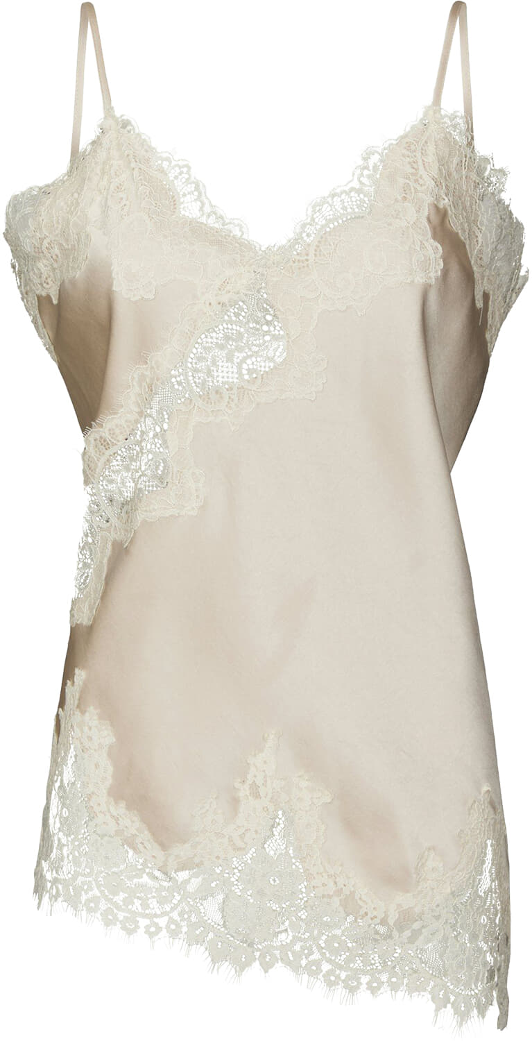 Neo Noir Top Viole Lace Beige