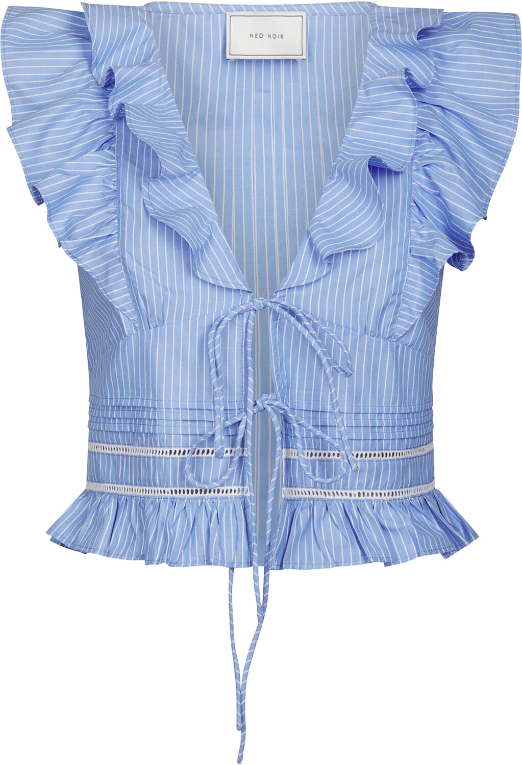 Neo Noir Top Jolia Stripe Blauw