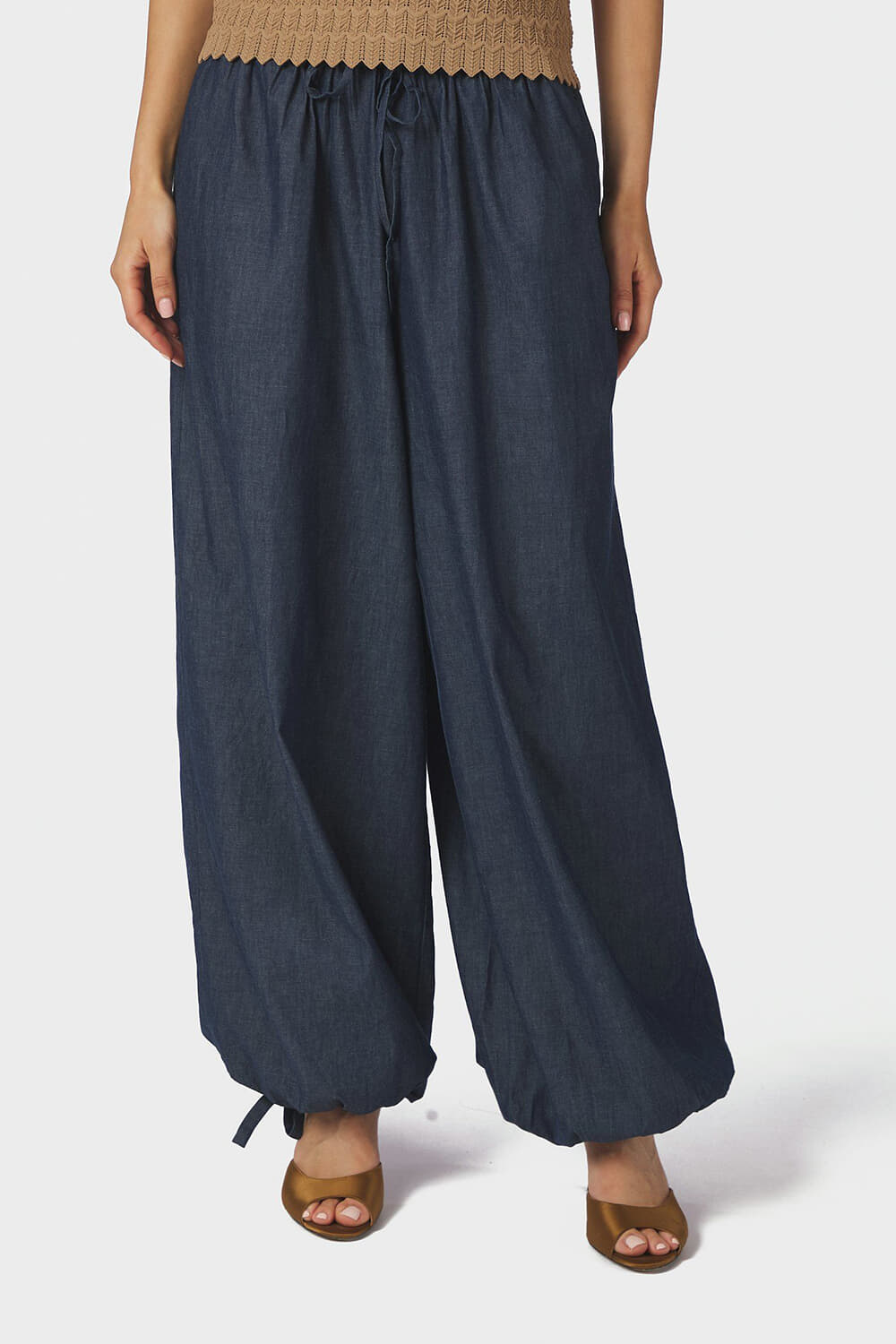 Neo Noir Broek Roxane Balloon Denim Blauw