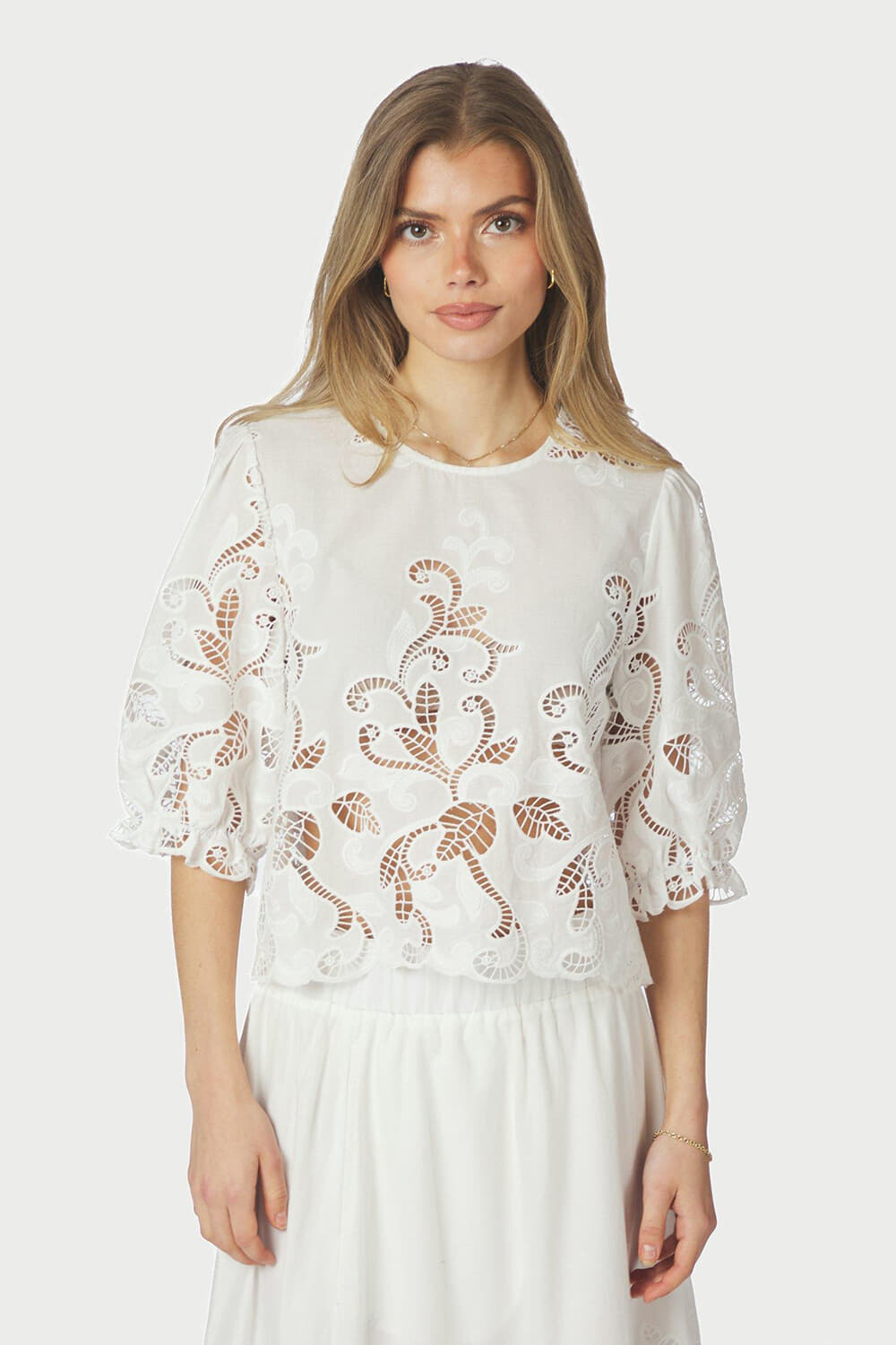 Neo Noir Blouse Fia Embroidery Wit