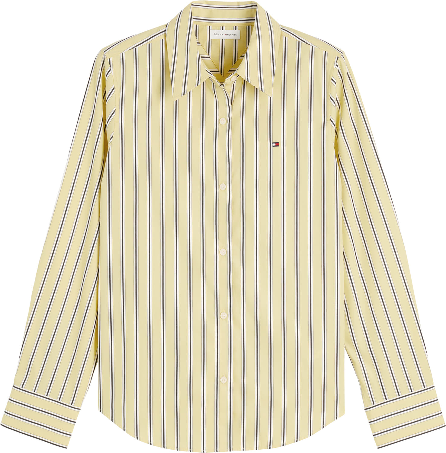 Tommy Hilfiger Blouse Summer poplin Geel