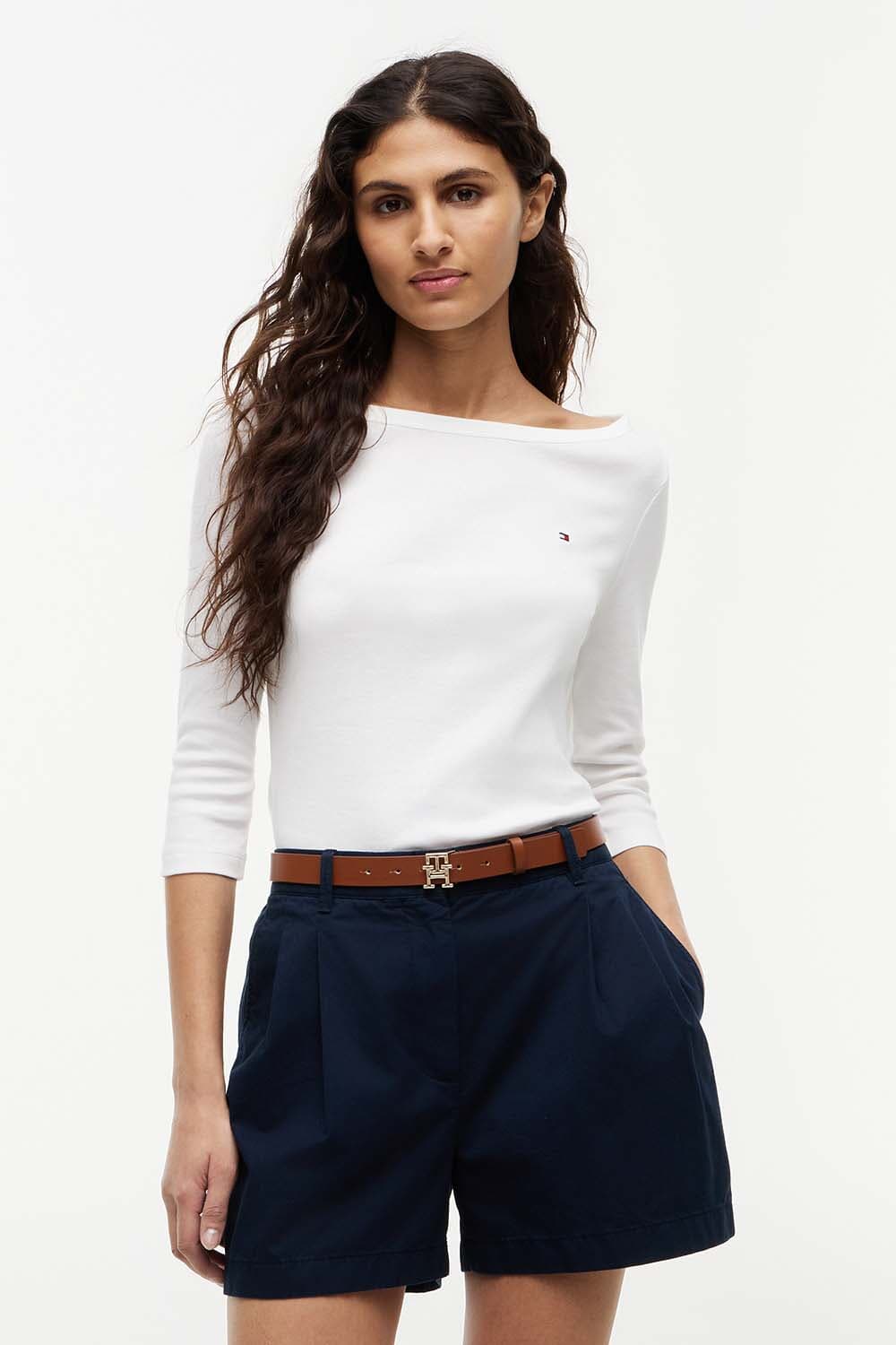 Tommy Hilfiger Shirt Cody Boarneck Off White