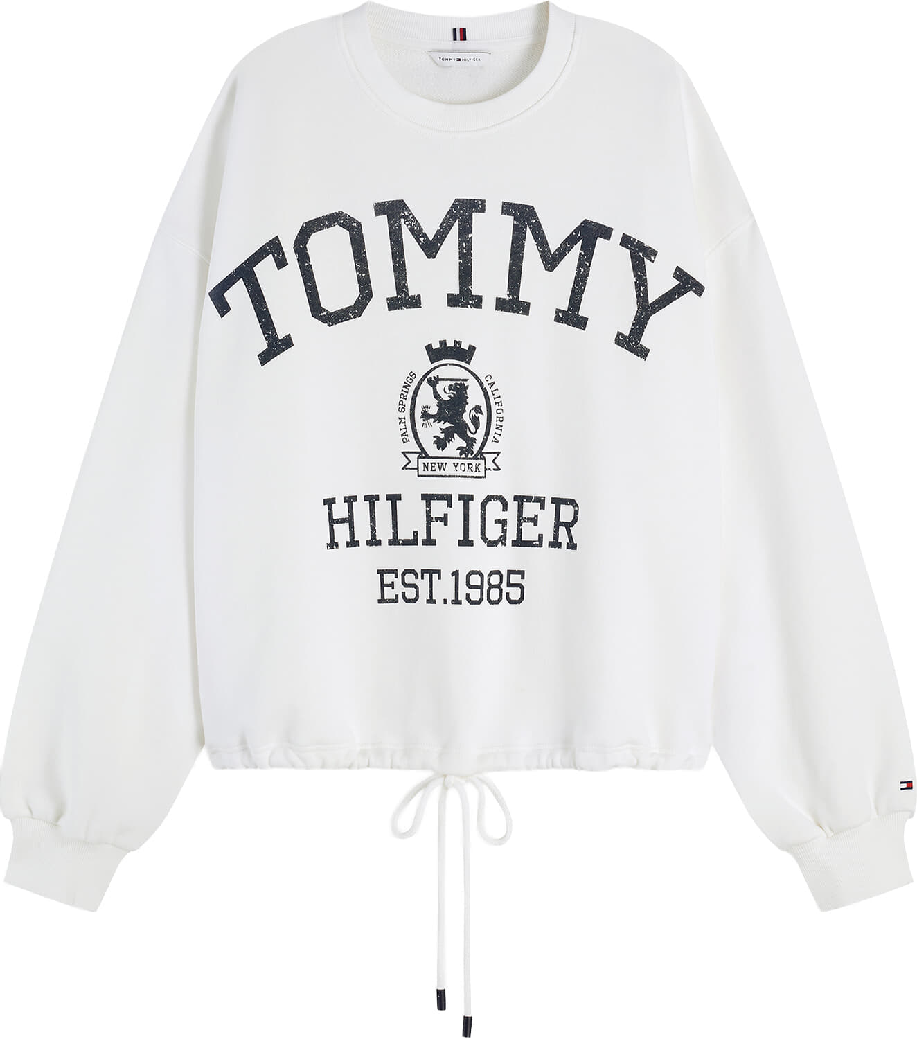 Tommy Hilfiger Sweater Modern Varsity Off White