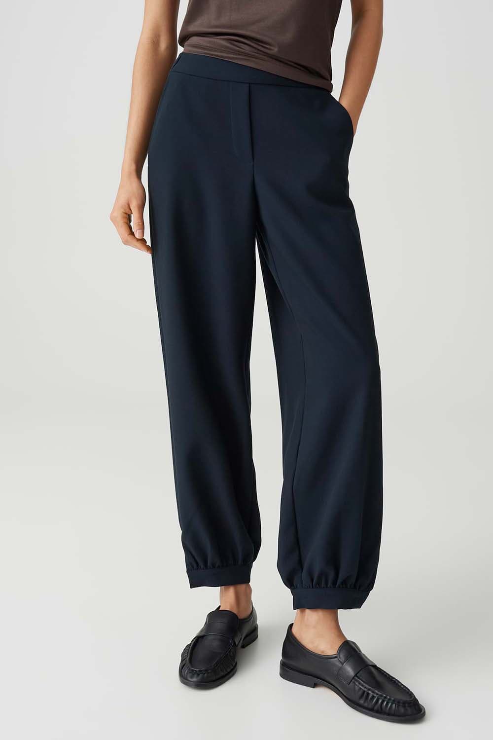 Opus Broek Myha balloon Blauw