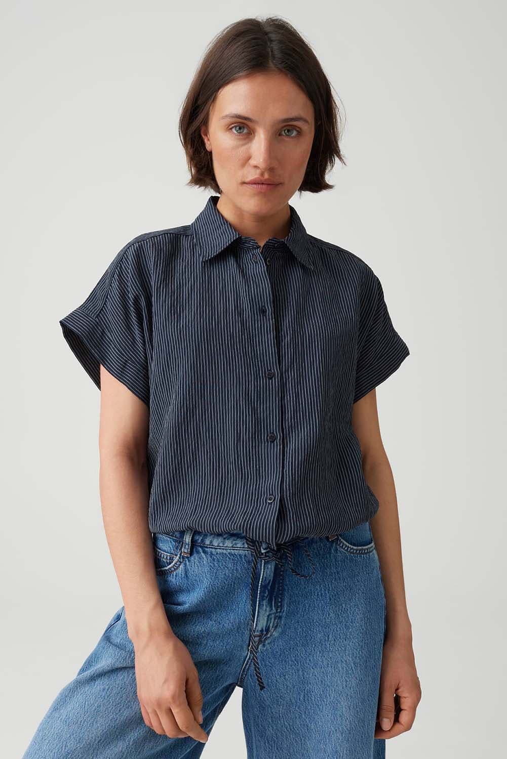 Opus Blouse Flaneta Blauw