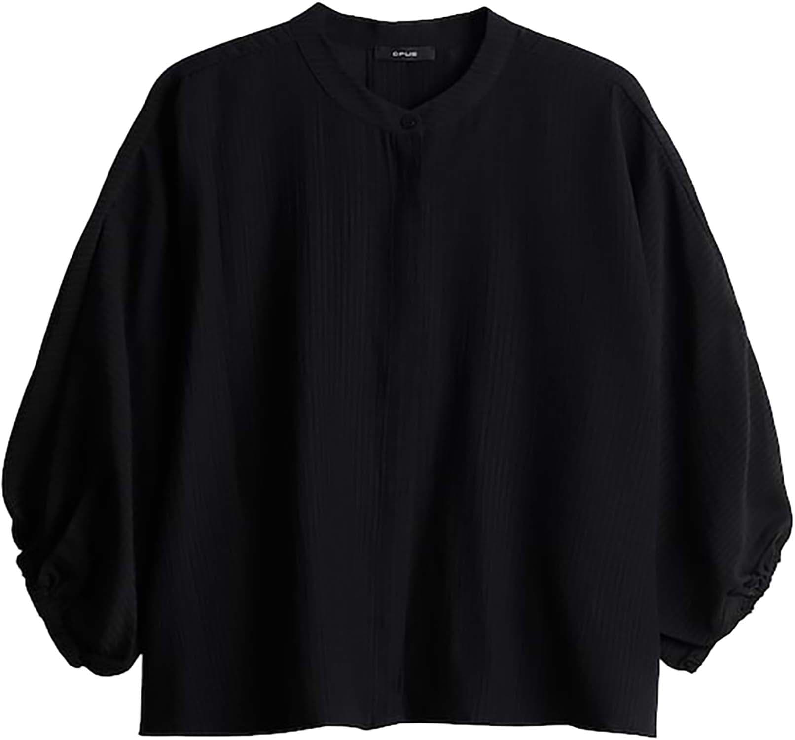 Opus Blouse Fylora Oversized  Zwart