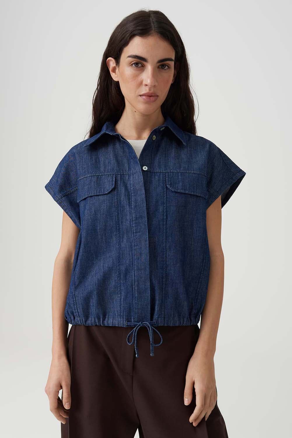 Opus Blouse Fulisma Chambray denimlook  Jeans