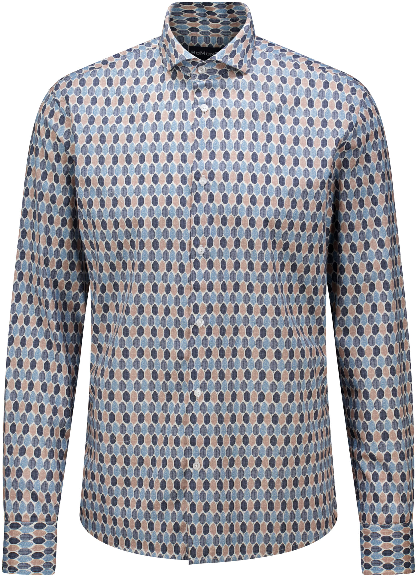 Bomont Overhemd Twan leaves Blauw