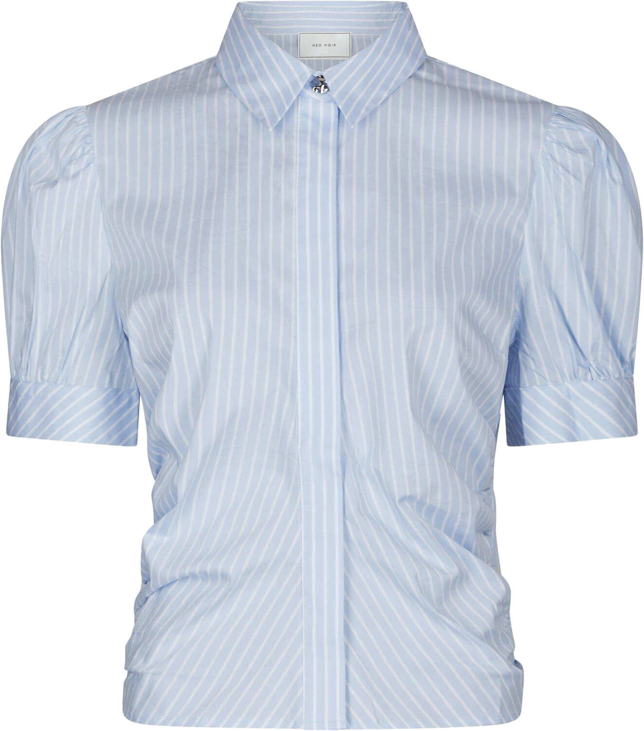 Neo Noir Blouse Frannie Soft Stripe Blauw