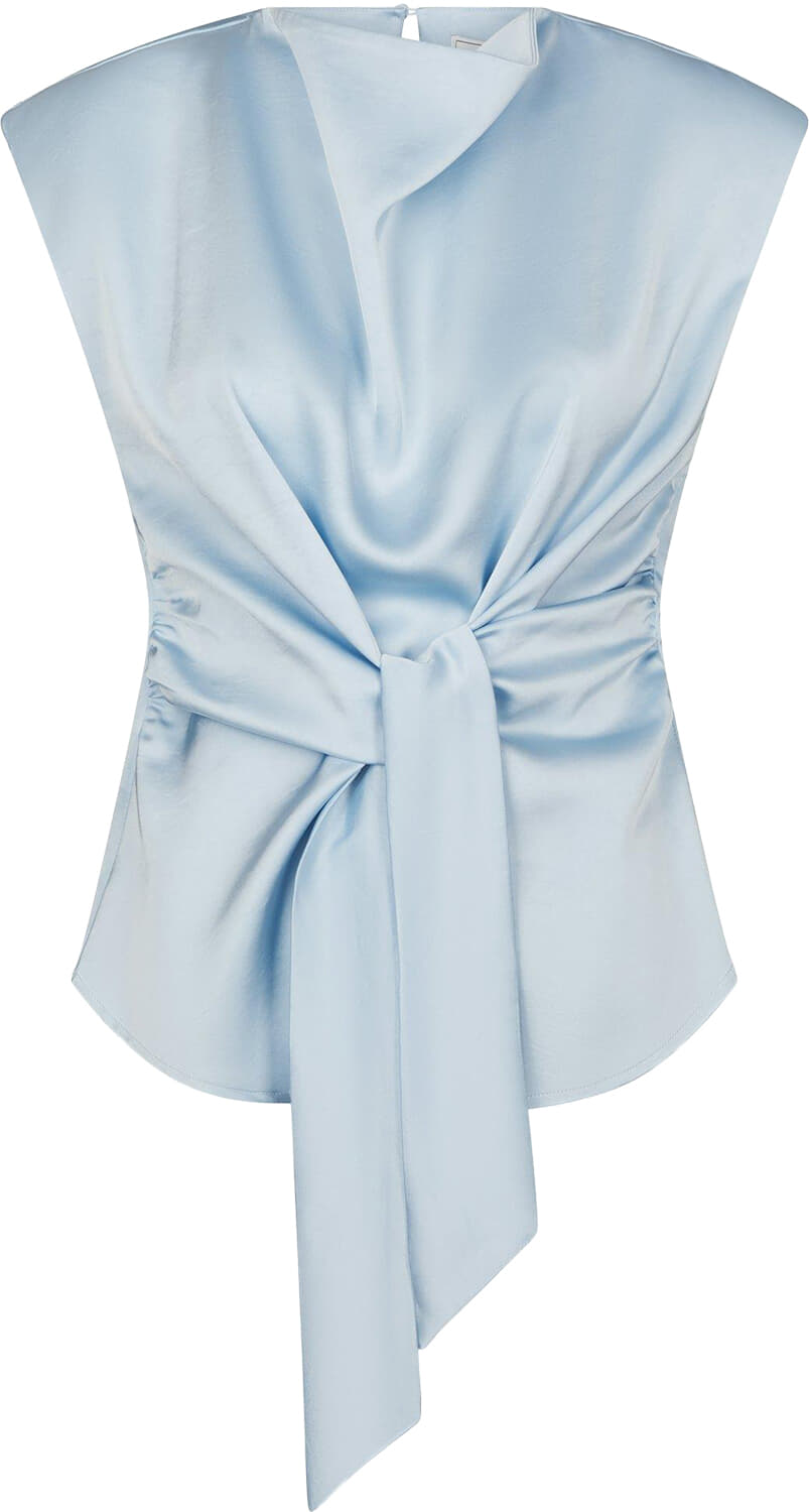 Neo Noir Top Katarim Heavy Sateen Blauw