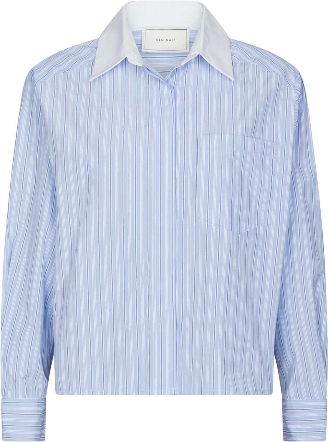 Neo Noir Blouse Delfia Stripe Blauw
