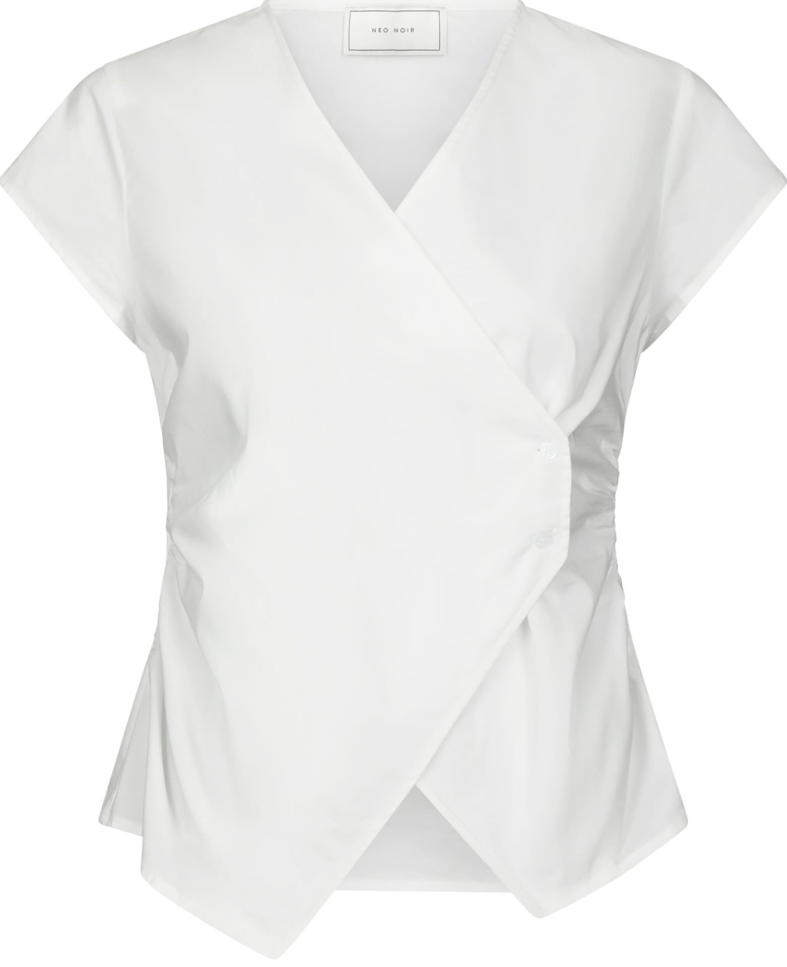 Neo Noir Top Fidi Poplin Wit