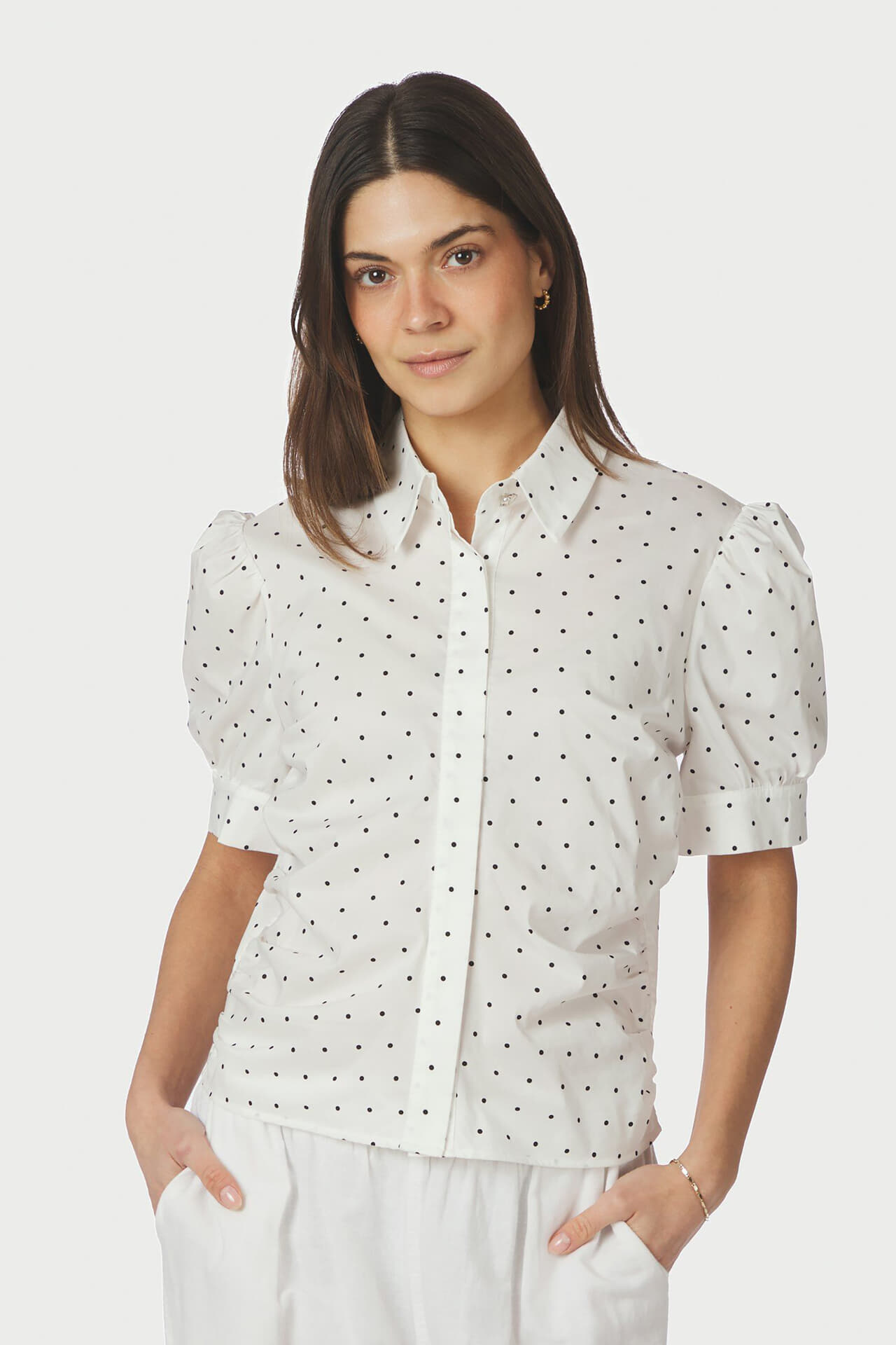 Neo Noir Blouse Frannie Dot Wit