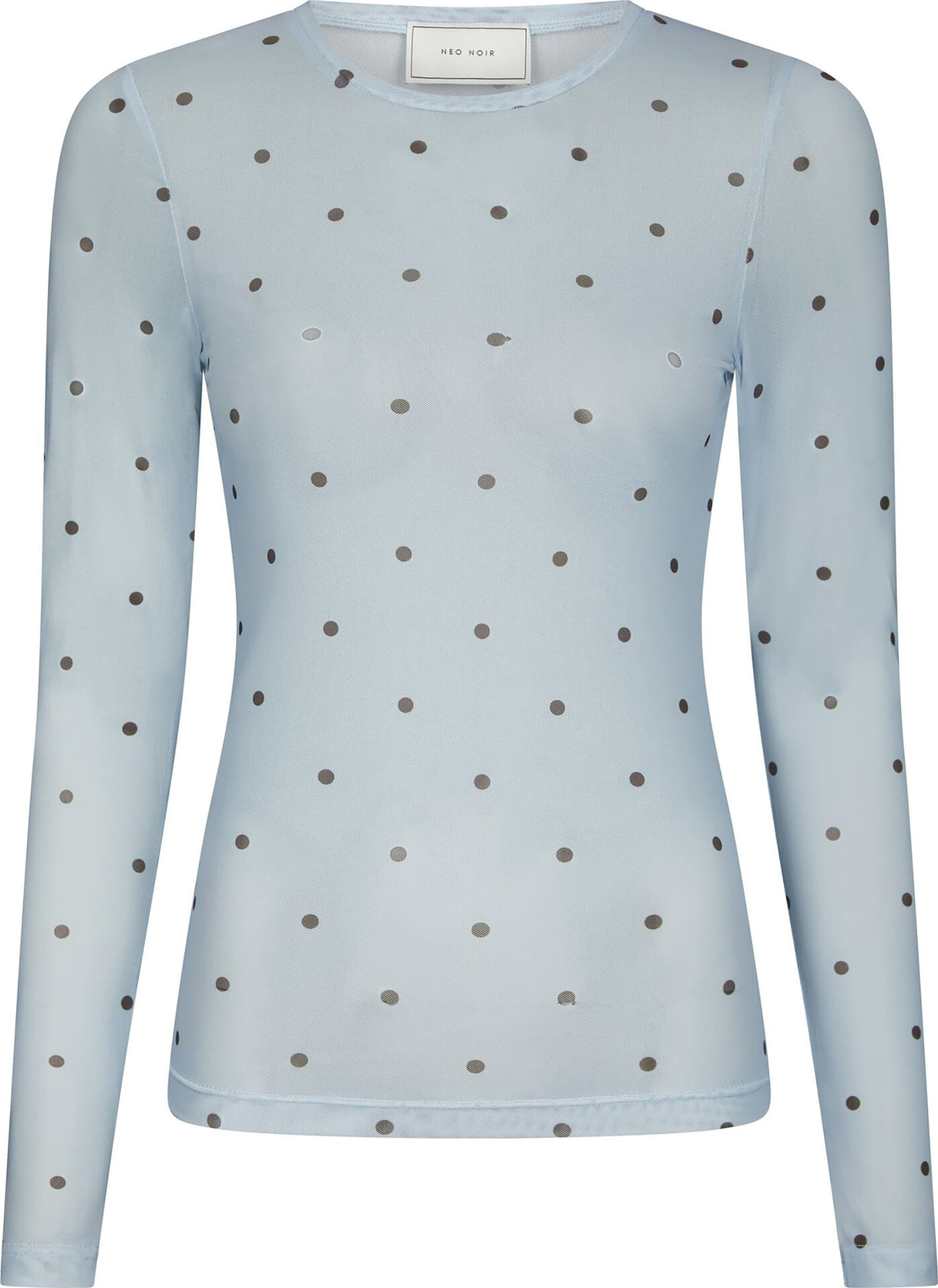 Neo Noir Top Ella Space Dot Blauw