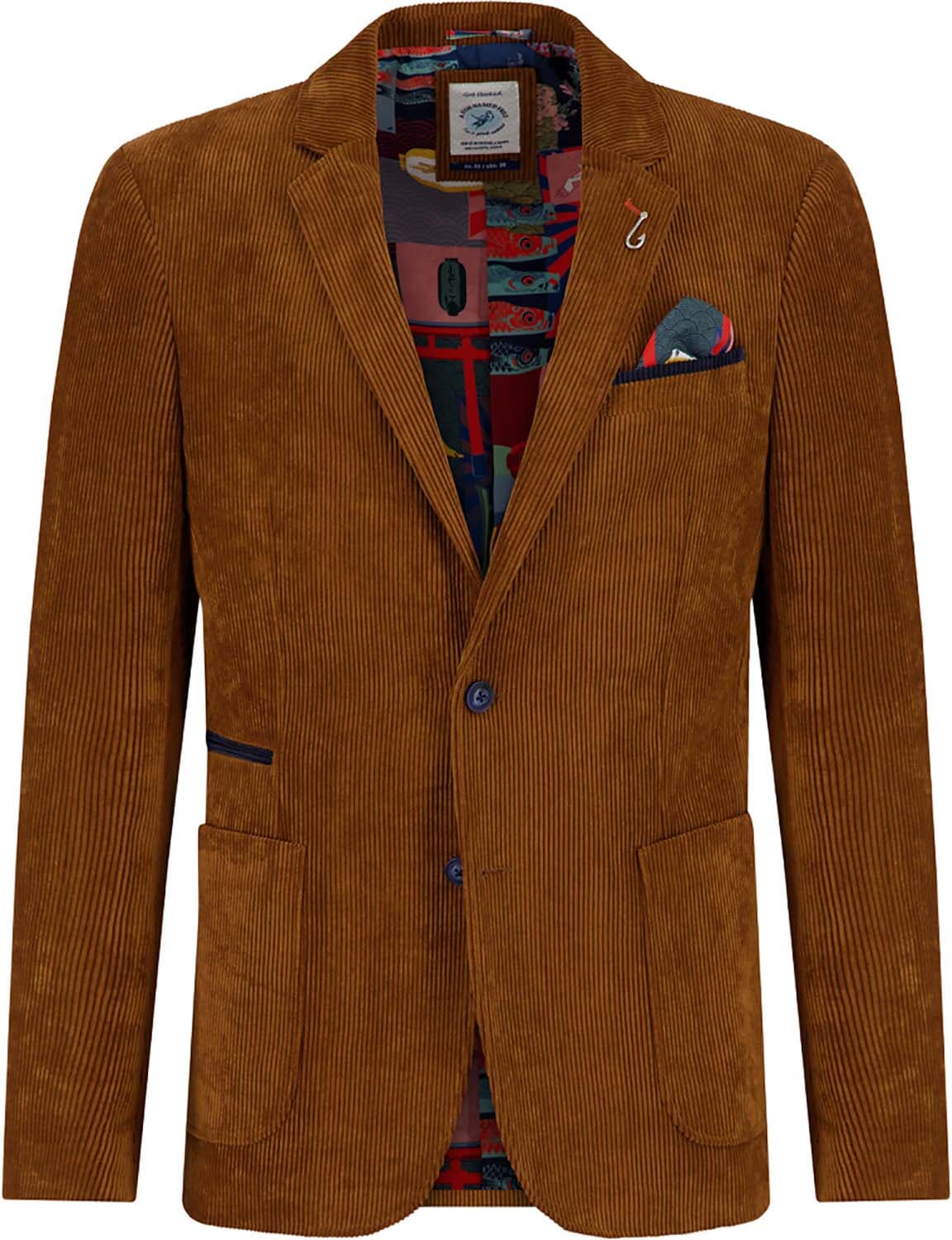 A Fish Named Fred Blazer Rib Cognac