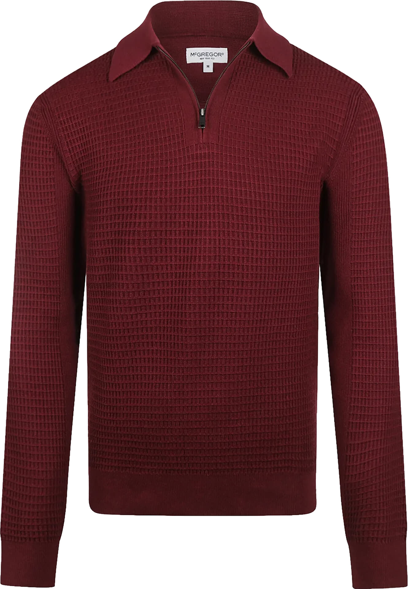 McGregor Trui Structured Polo Bordeaux Rood
