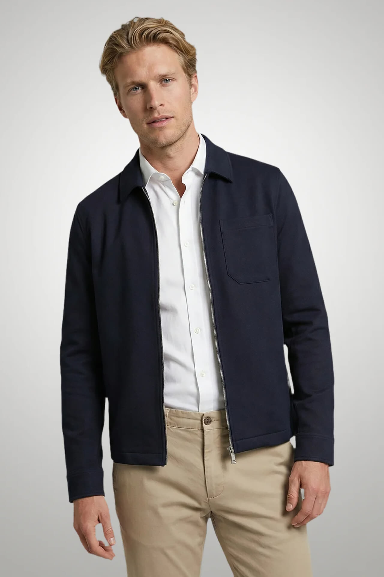 McGregor Overshirt Pique Navy