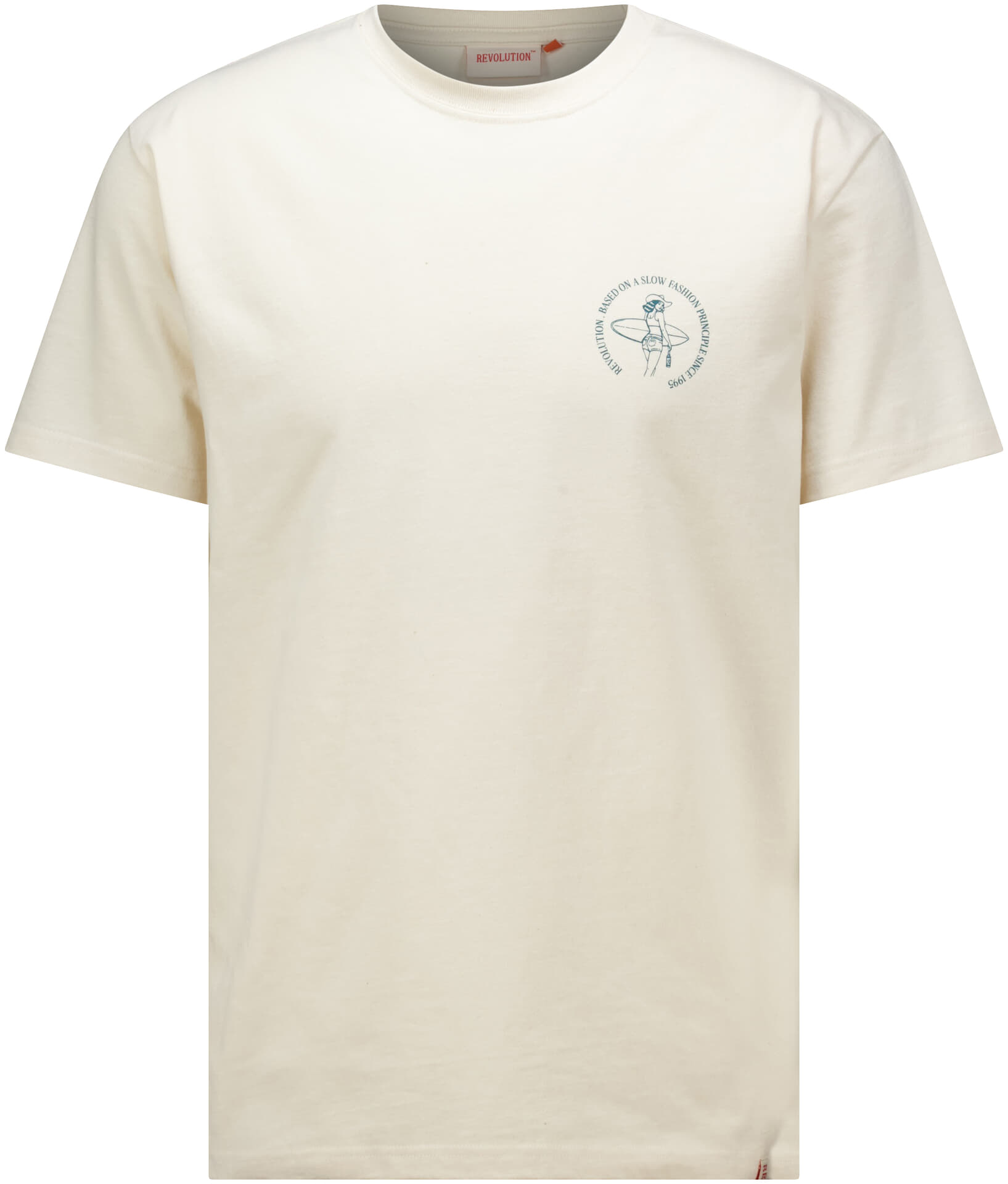 Revolution T-Shirt Loose Fit Off White