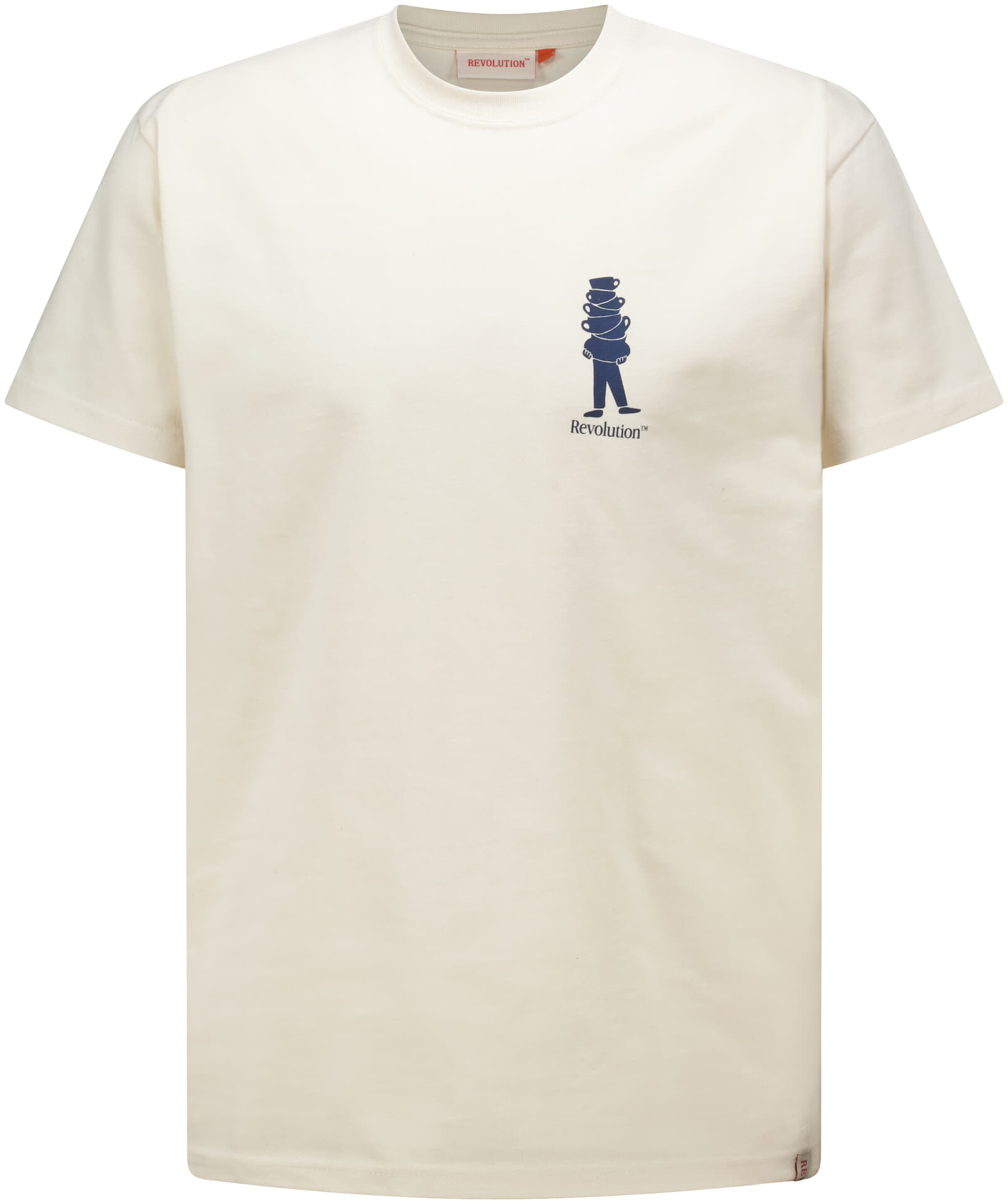 Revolution T-Shirt Loose Fit Off White