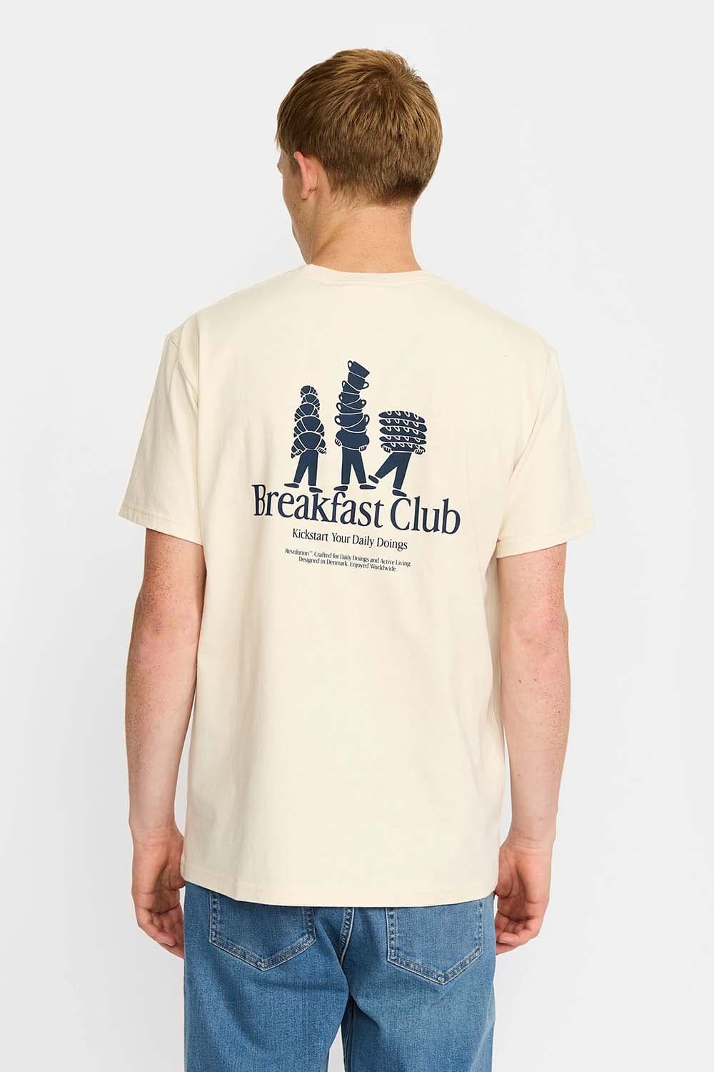 Revolution T-Shirt Loose Fit Off White