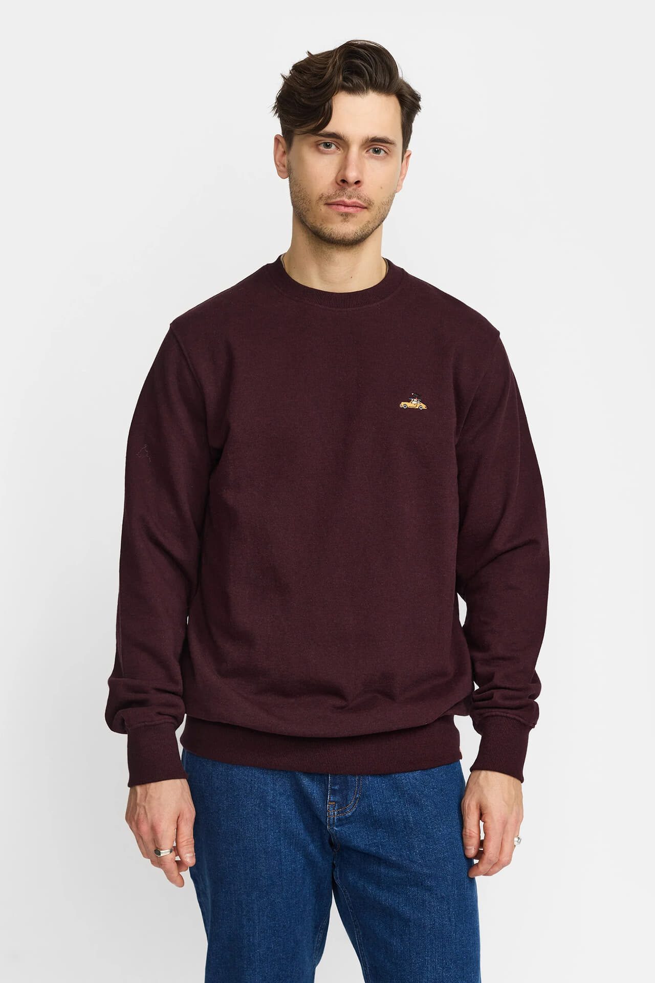 Revolution Sweater crewneck Ski Bordeaux Rood