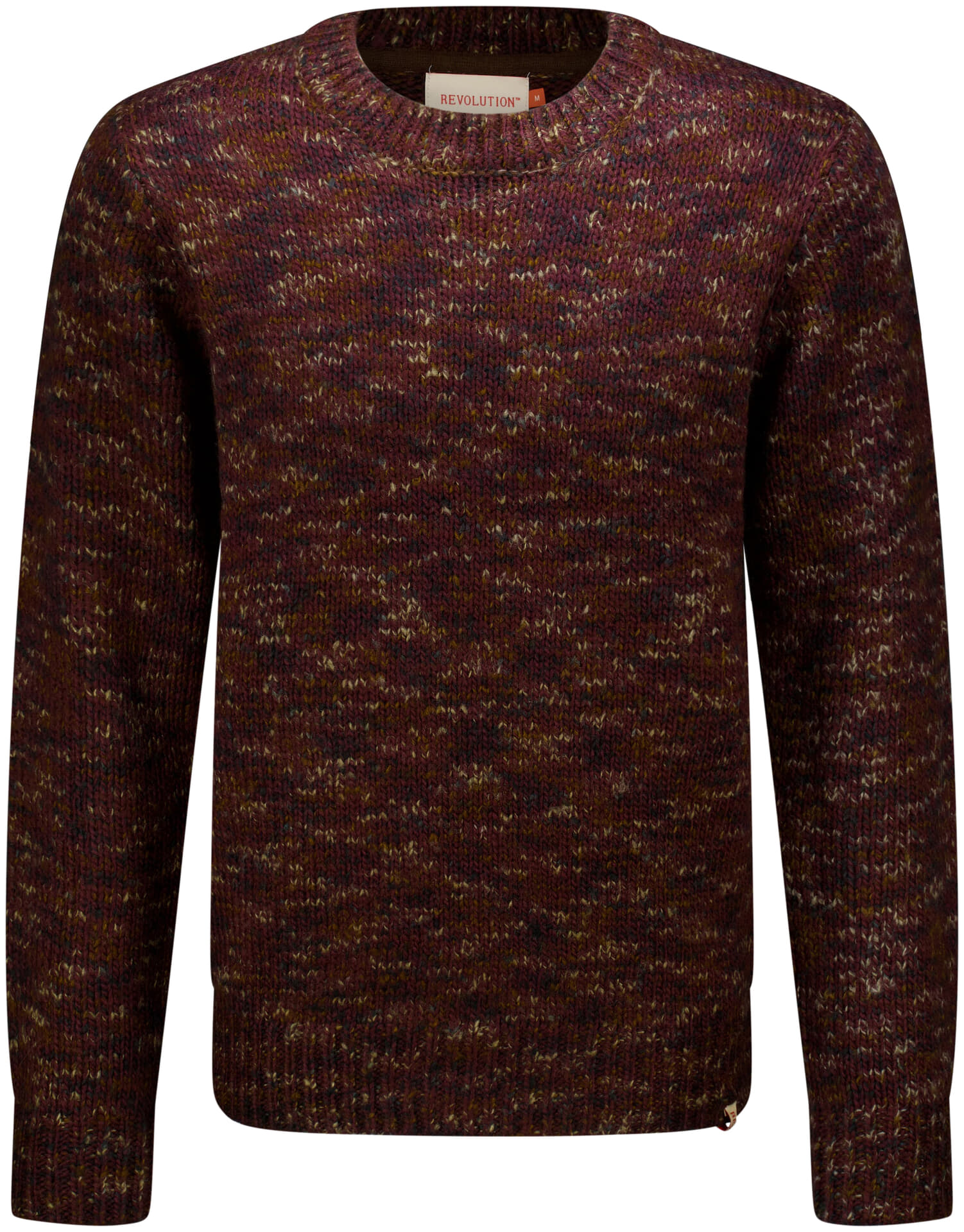 Revolution Gebreide Trui Bordeaux Rood