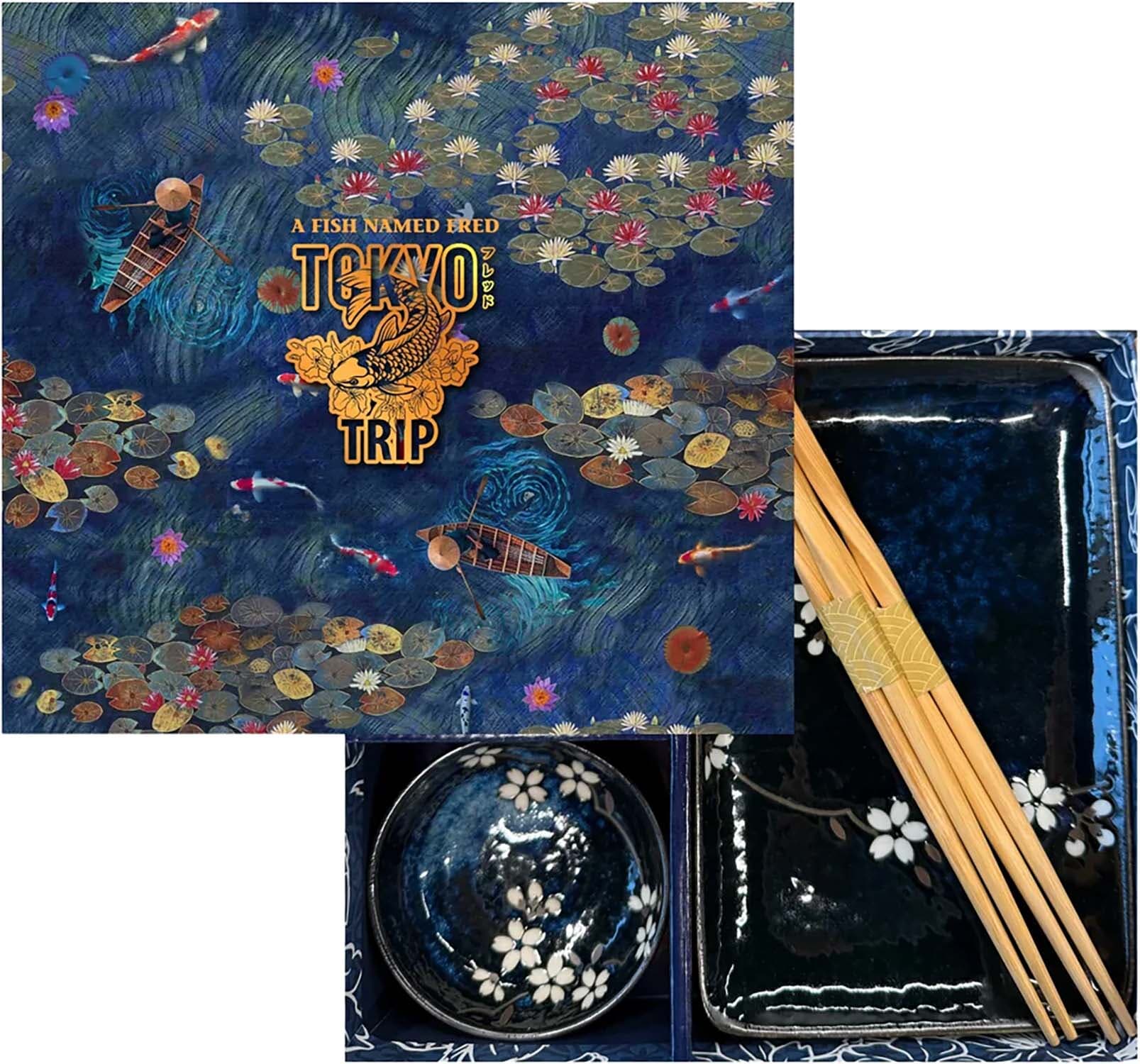 A Fish Named Fred Sushi Set Okyo Blauw