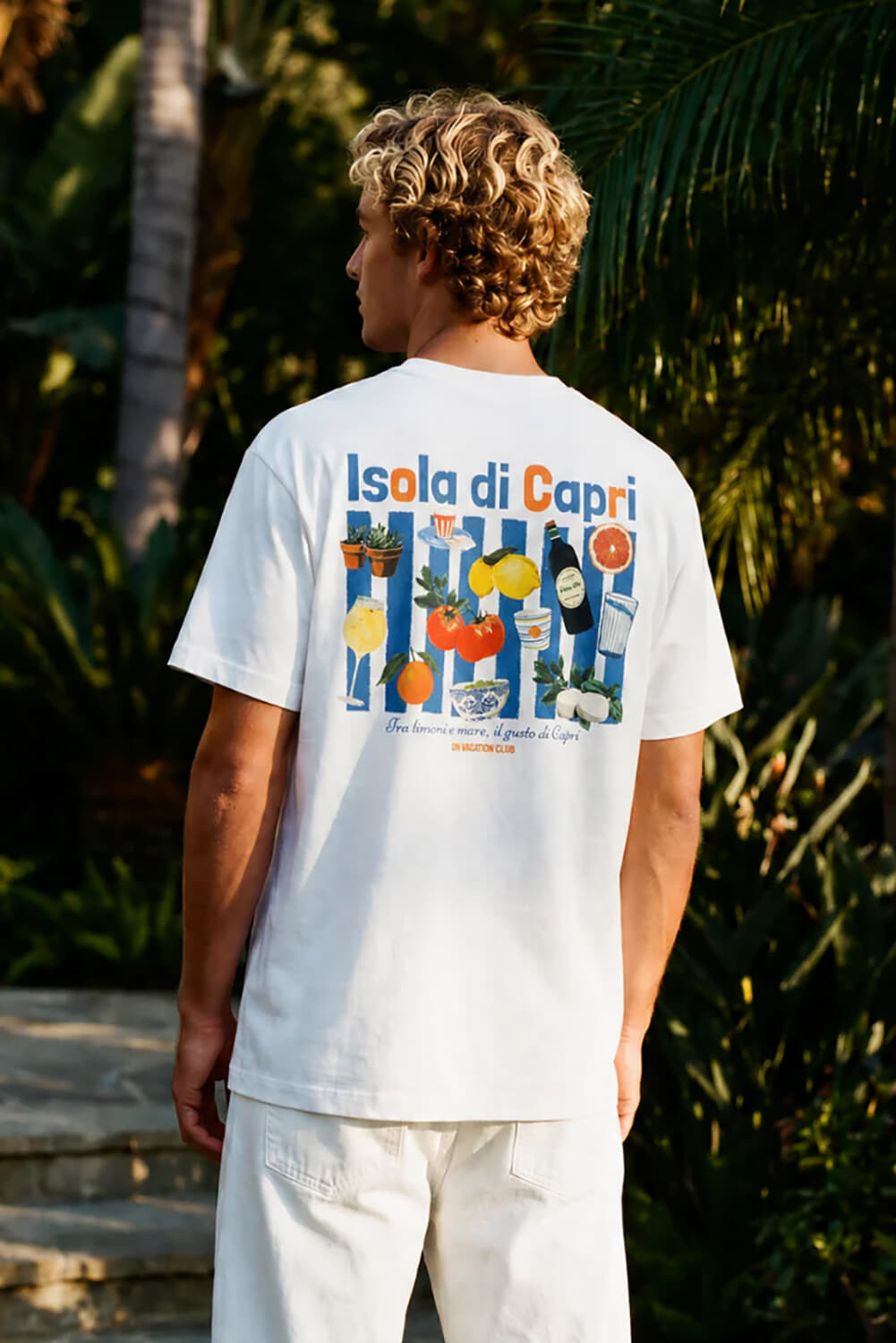 On Vacation T-shirt Wit