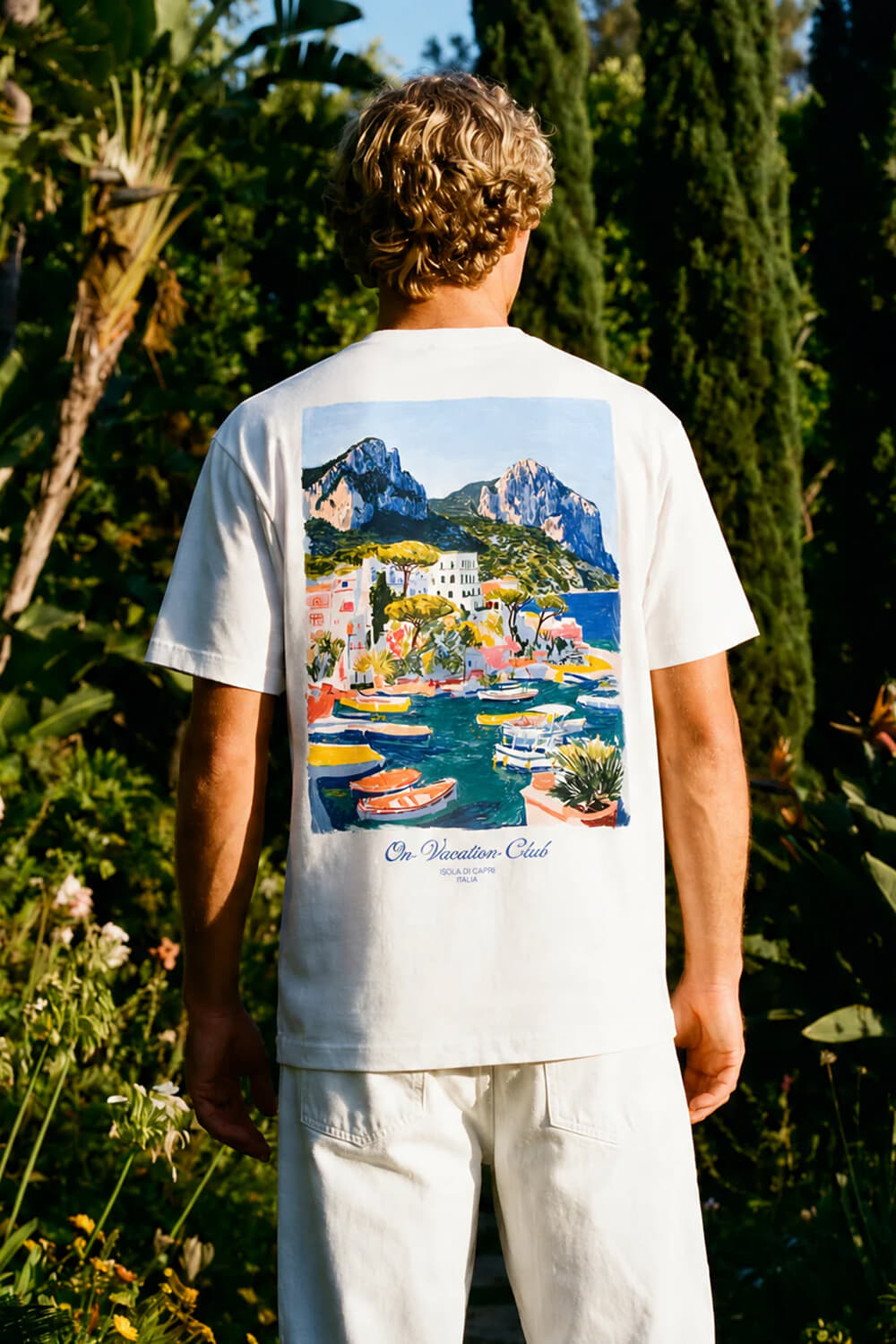 On Vacation T-shirt Wit