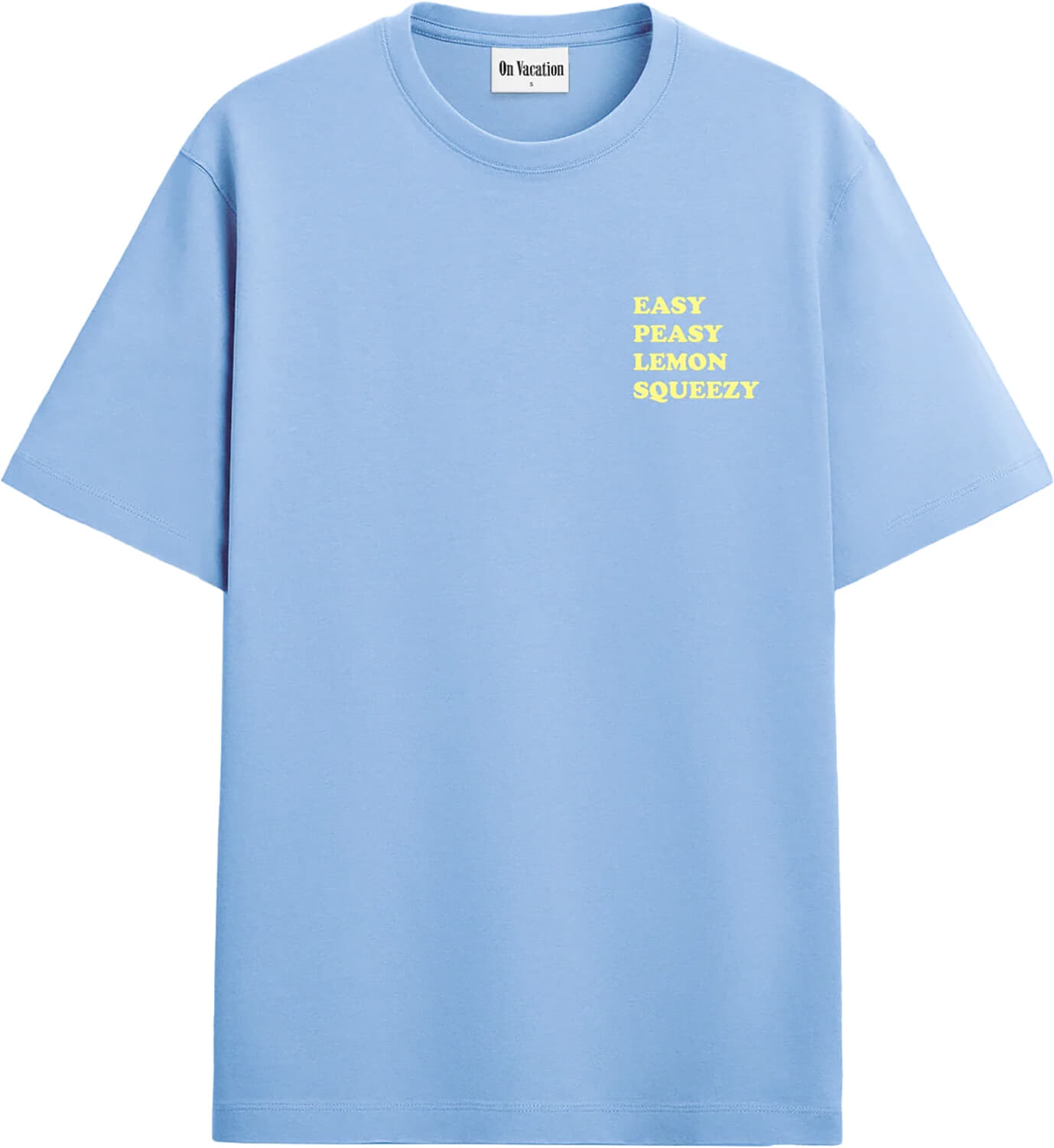 On Vacation T-shirt Blauw