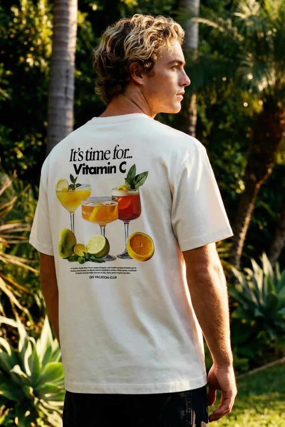 On Vacation T-shirt Wit