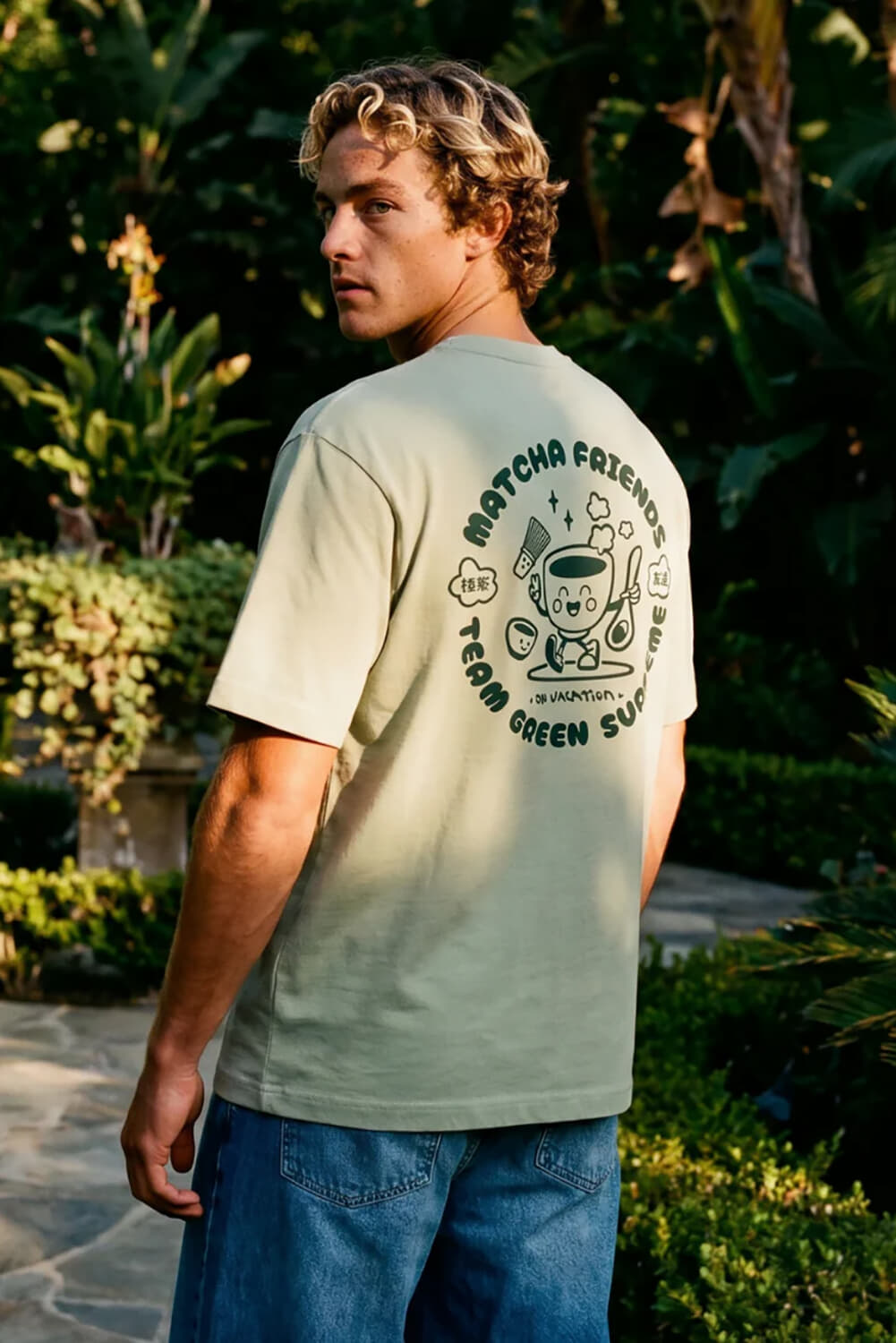 On Vacation T-shirt Groen