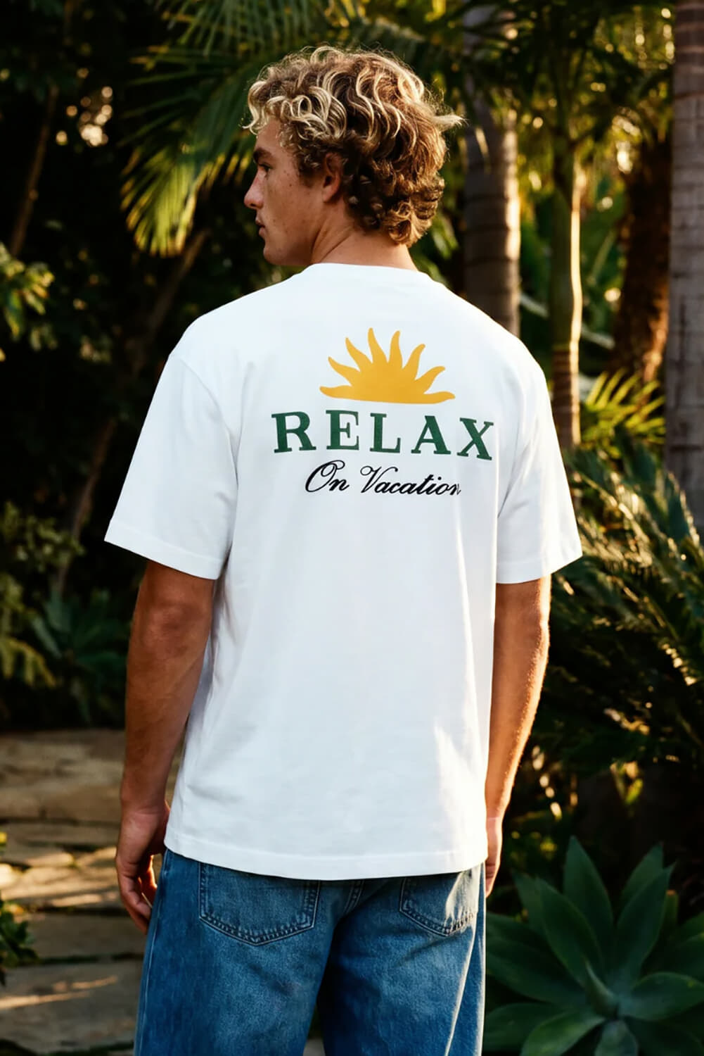 On Vacation T-shirt Wit