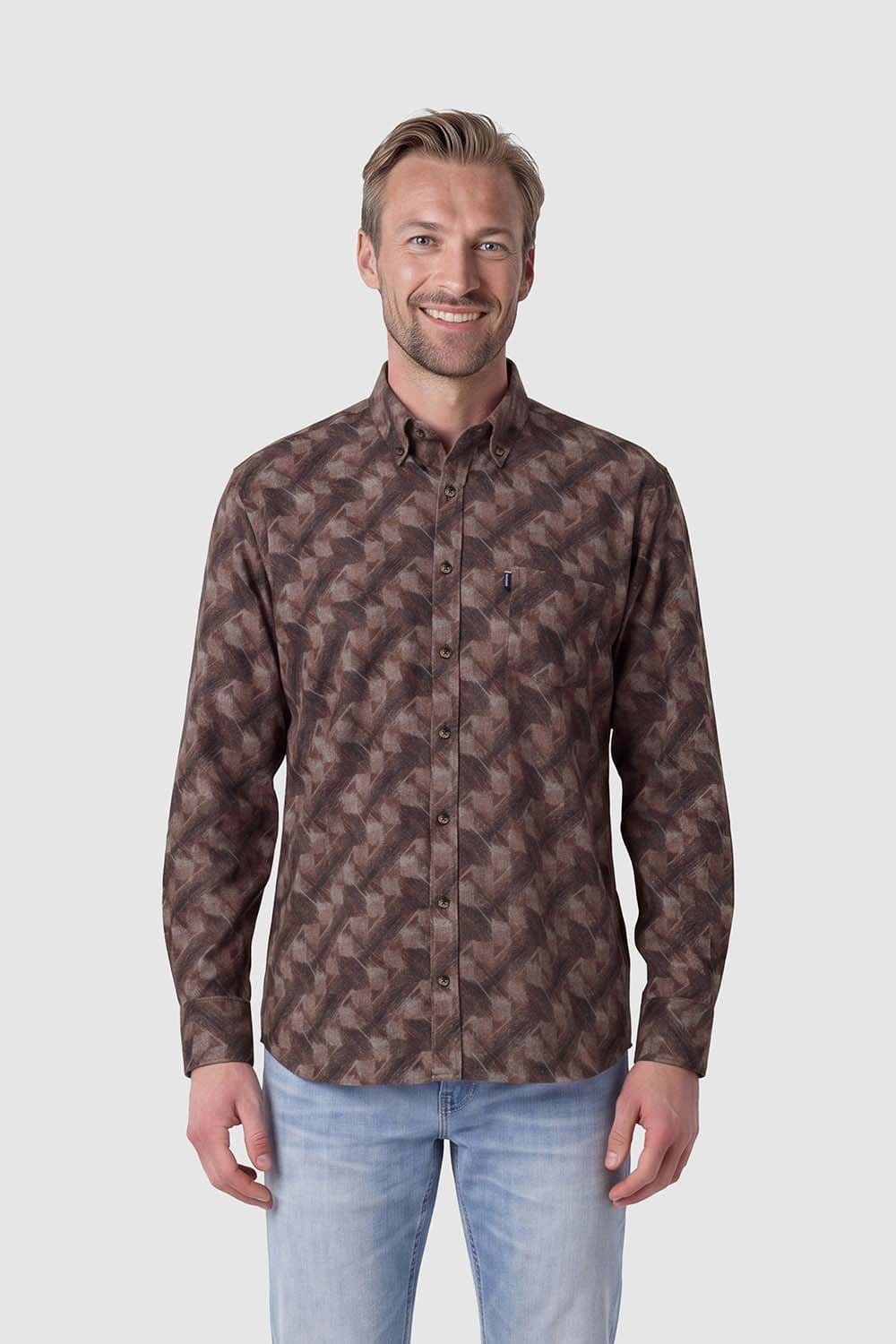 Giordano Overhemd Dino  Rood