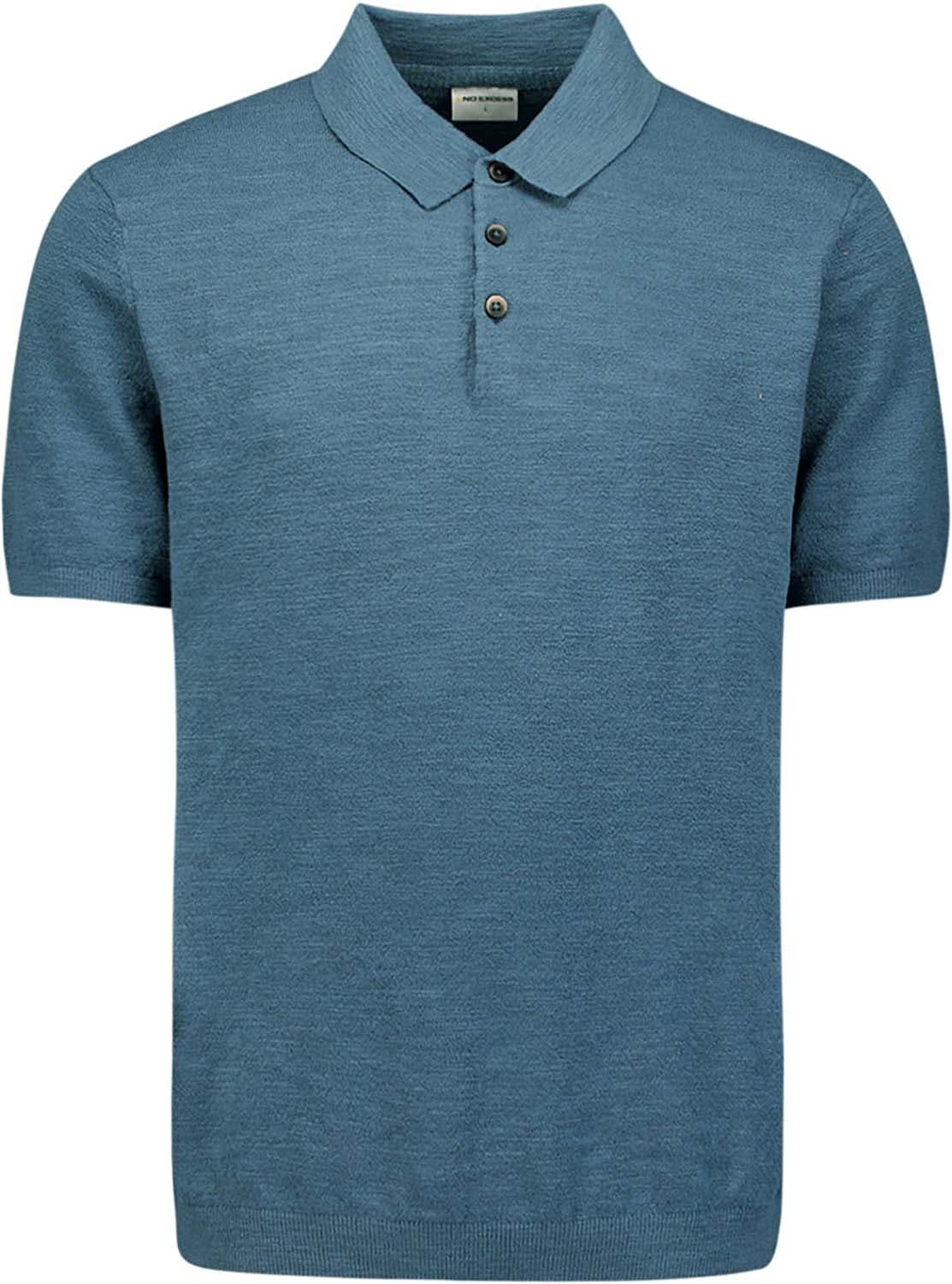 No Excess Polo Frote Indigo