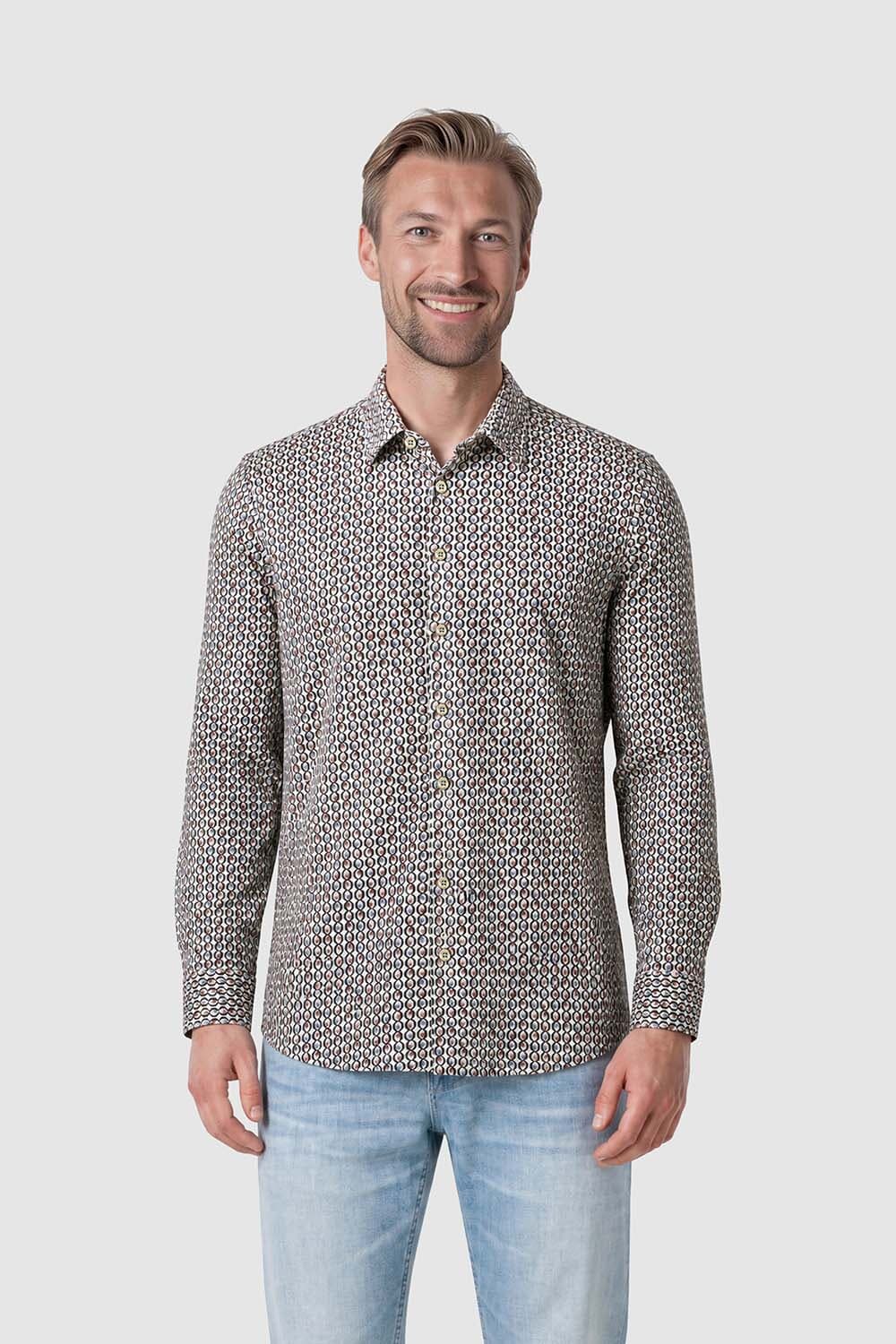 No Excess Overhemd Jersey  Wit