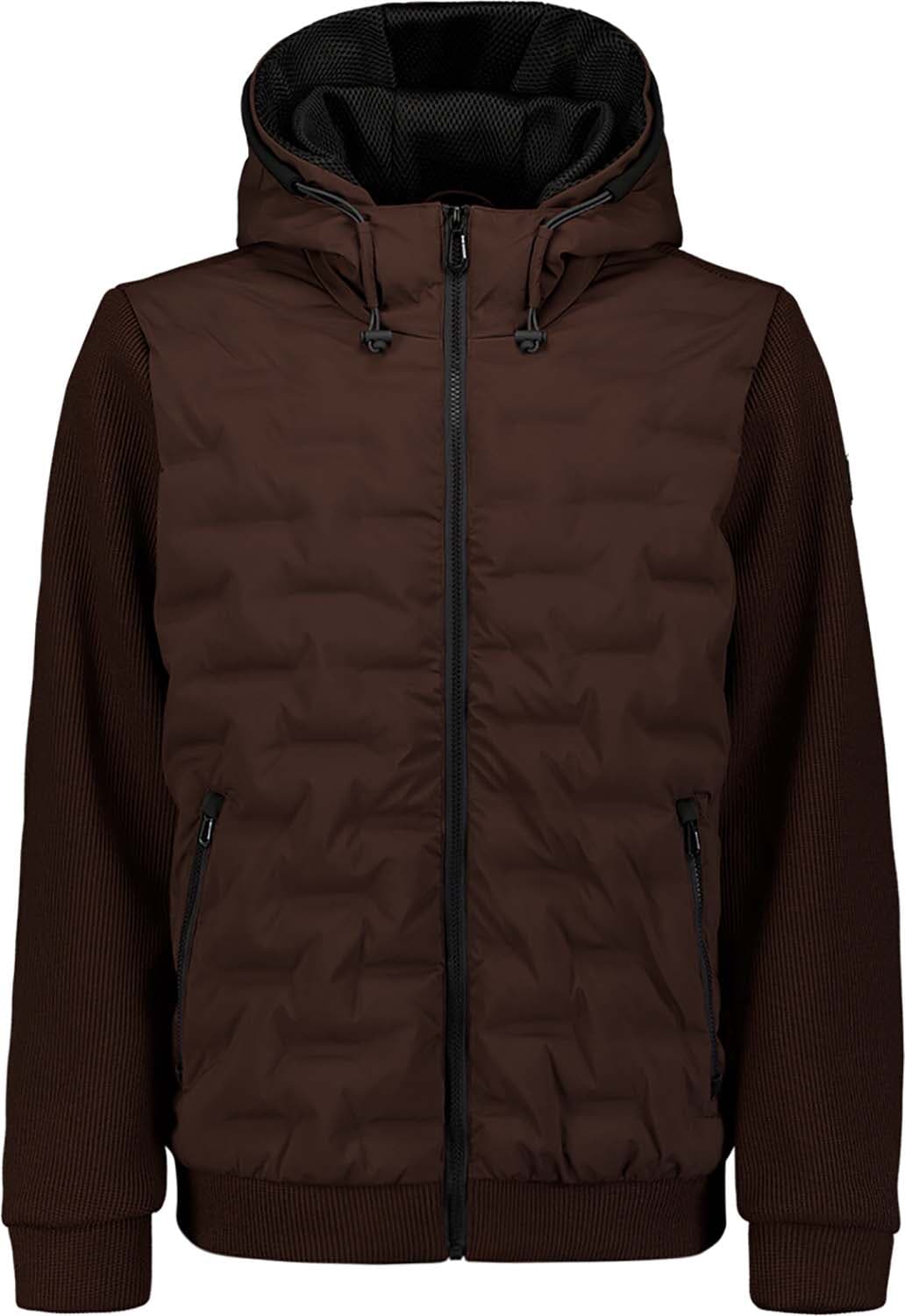 No Excess Jas met Cappuchon Kort Sealed Bruin