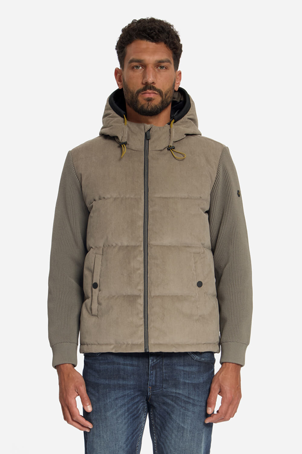 No Excess Jack met Cappuchon Corduroy Kaki