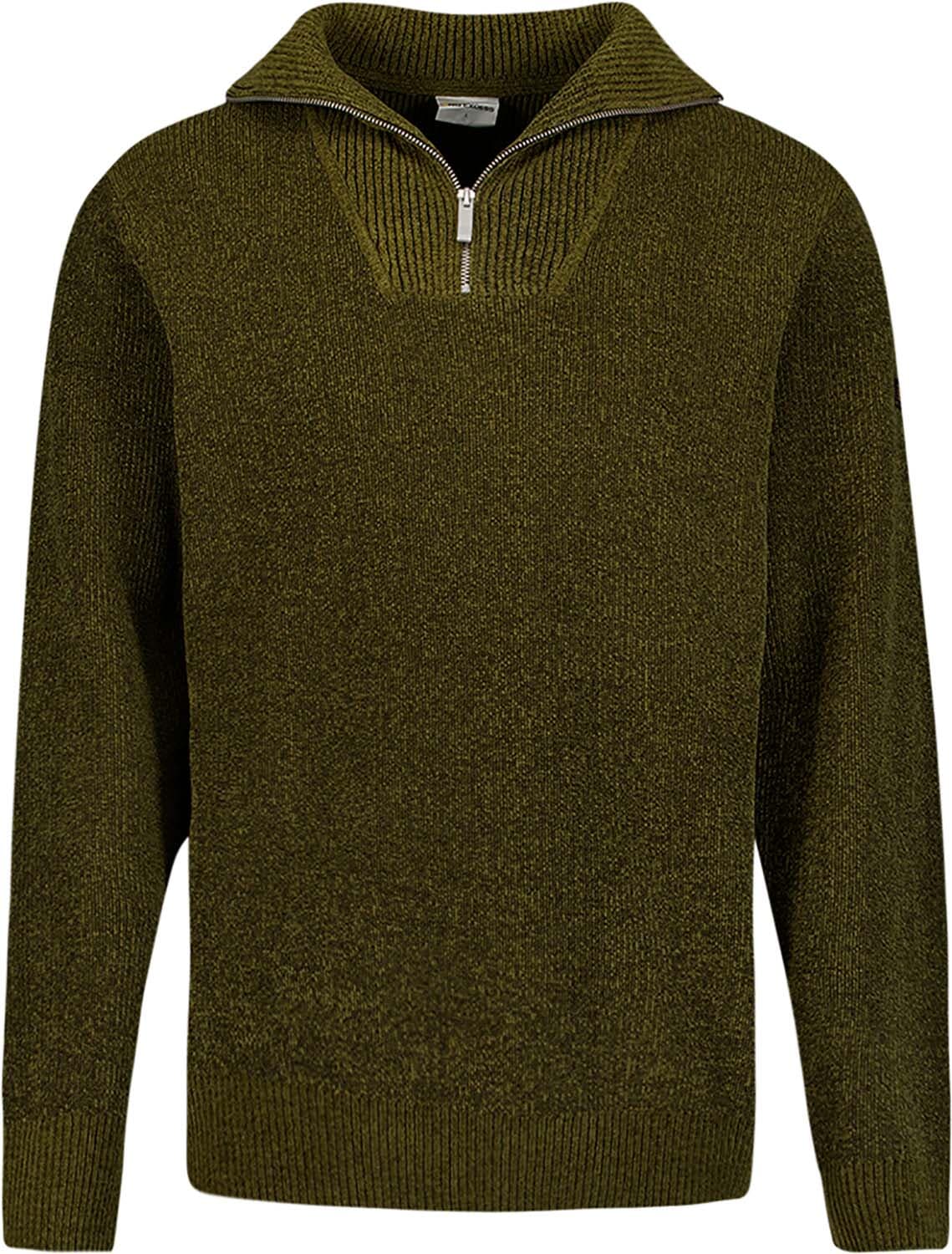 No Excess Half-zip Pullover Licht Gewicht Army