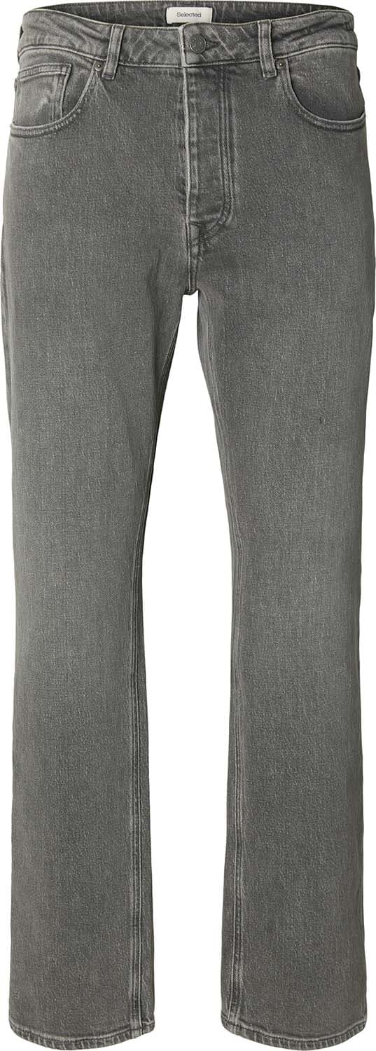 Selected Homme Jeans Ben Kori Straight fit Grijs