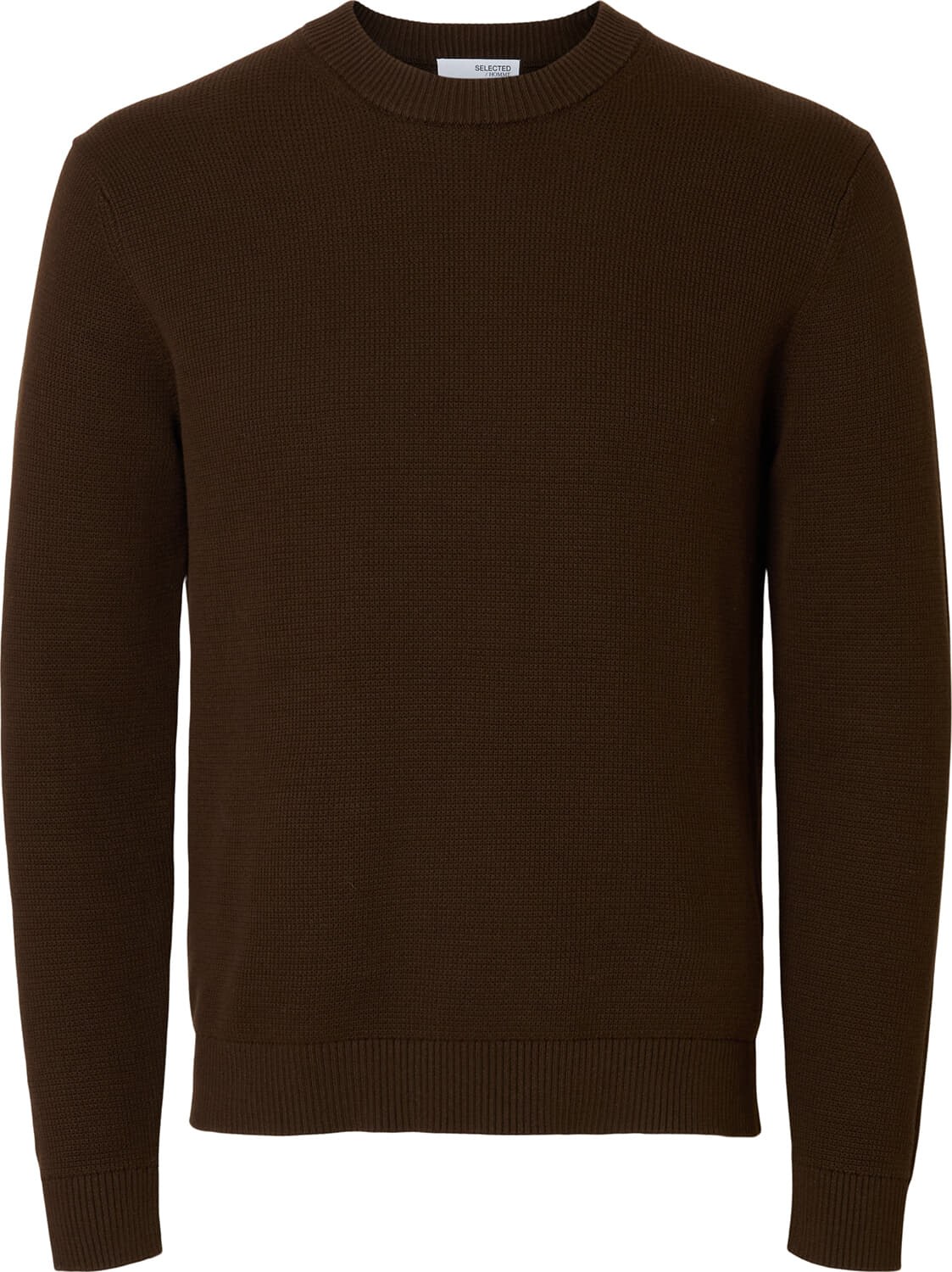 Selected Homme Trui Gebreide  Dane Bruin