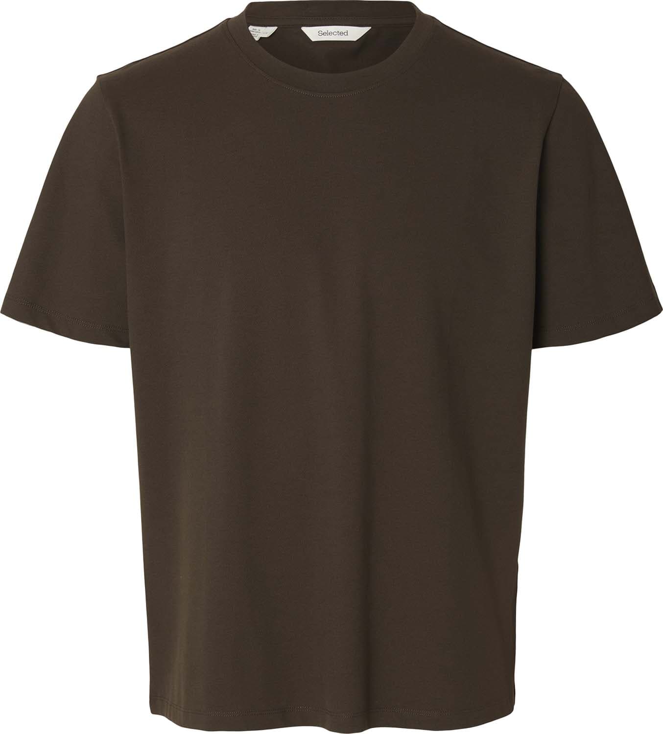 Selected Homme T-shirt Atlas Bruin