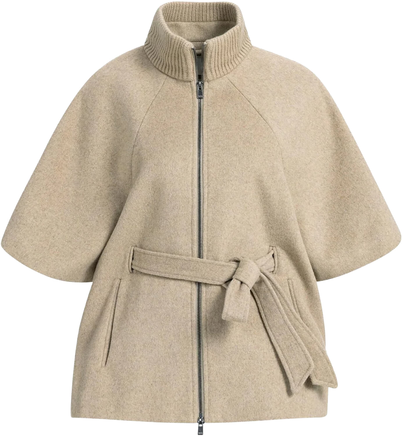 Yaya Trui met polokraag, lang model Camel