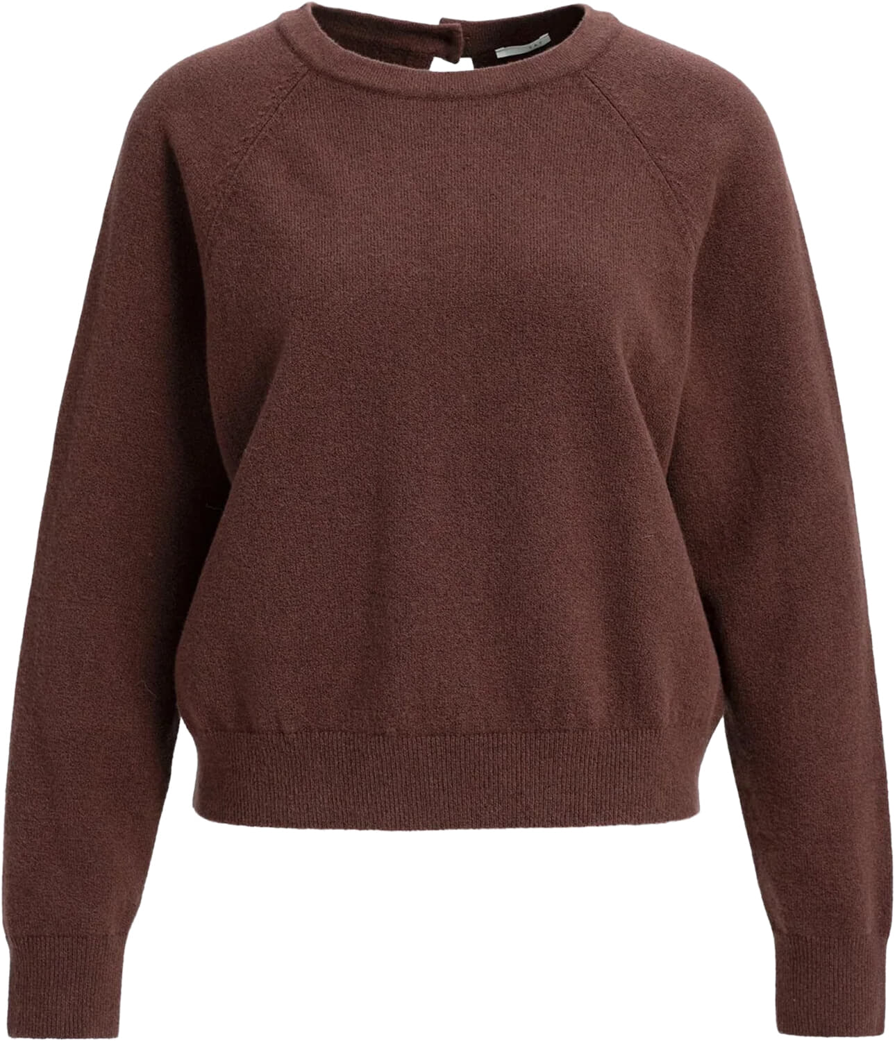 Yaya Vest met geweven details Bruin