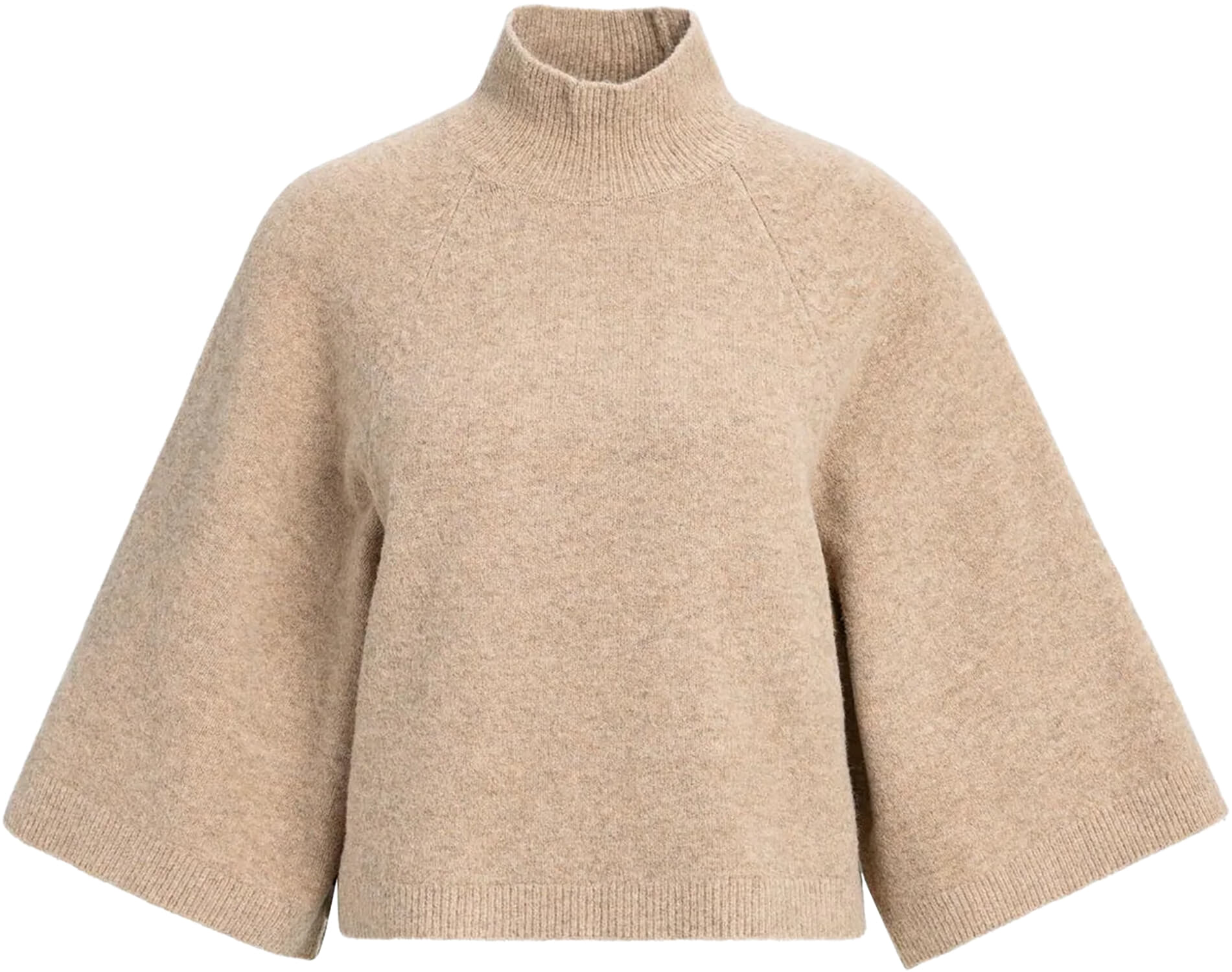 Yaya Wikkelvest met lange mouwen Beige