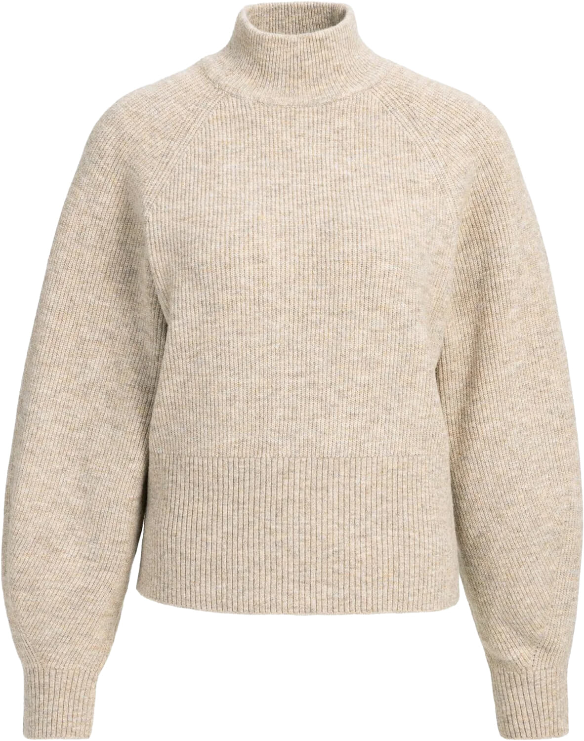 Yaya Vest met kant Beige