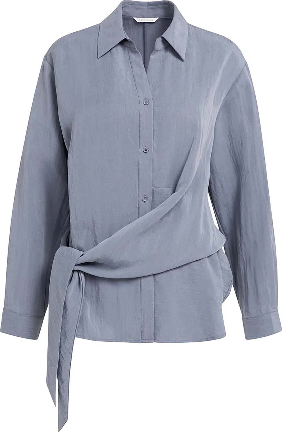 Yaya Blouse Knoopsluiting  Grijs